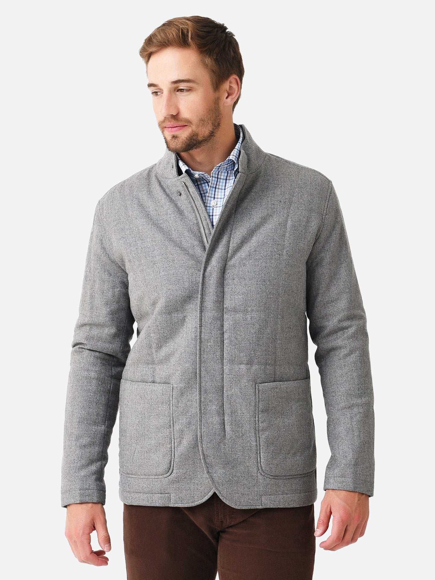  Peter Millar Crown Crafted Men's Alpine Wool Quilted Blazer