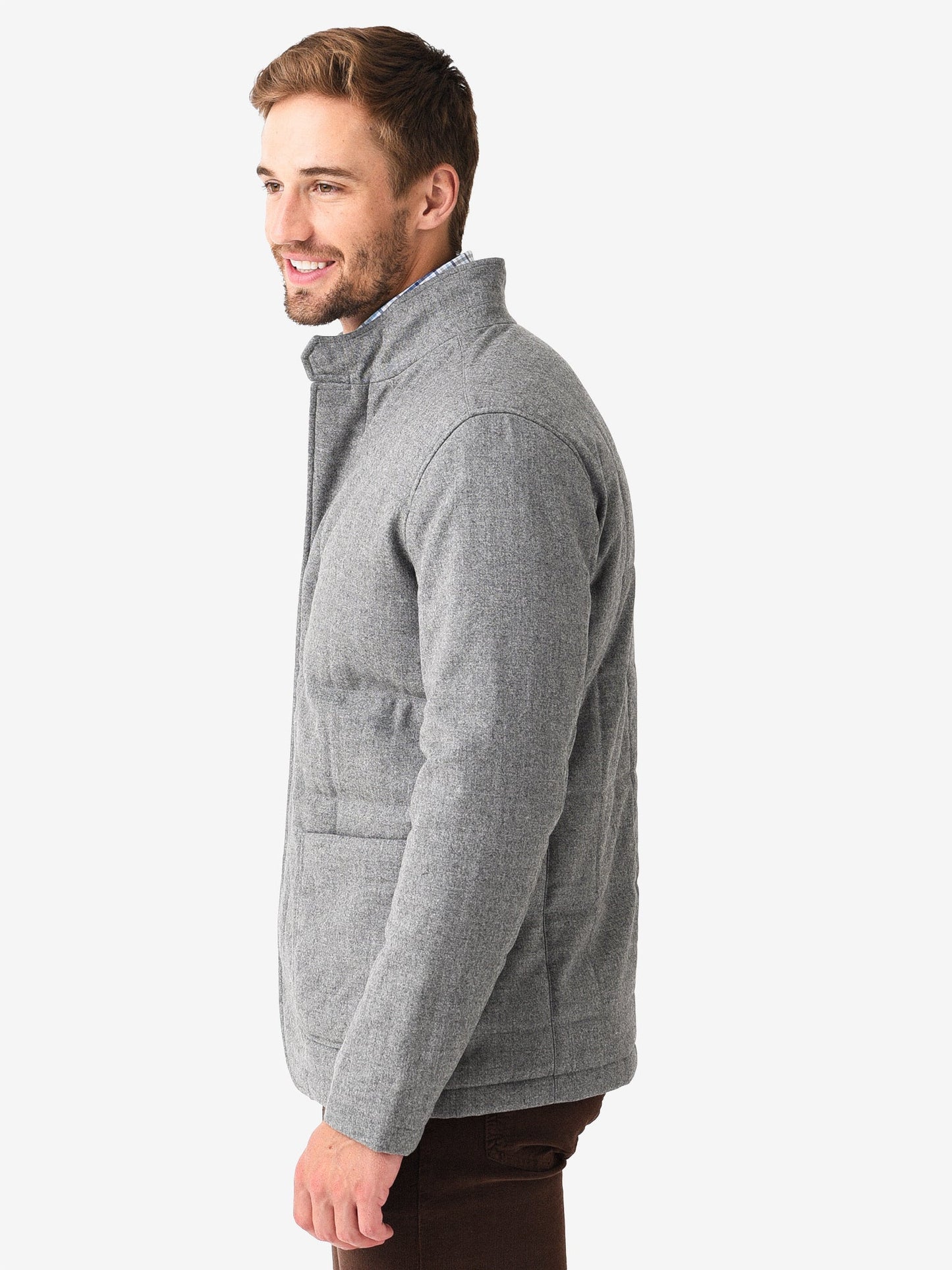  Peter Millar Crown Crafted Men's Alpine Wool Quilted Blazer