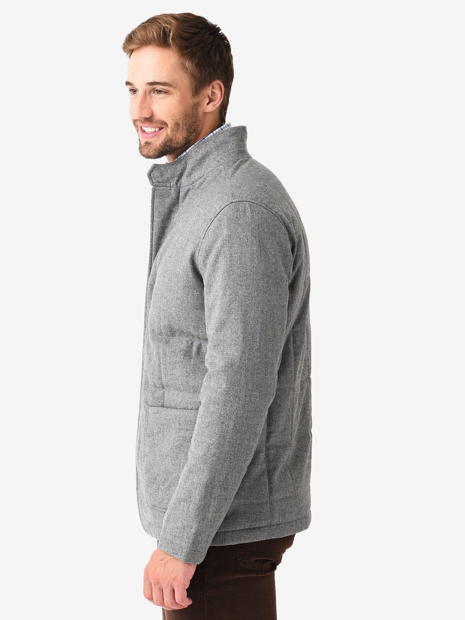  Peter Millar Crown Crafted Men's Alpine Wool Quilted Blazer
