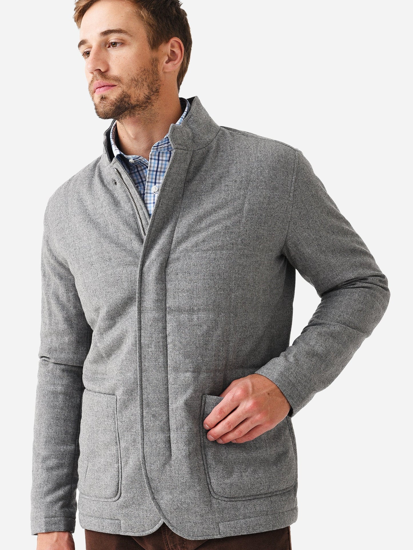  Peter Millar Crown Crafted Men's Alpine Wool Quilted Blazer