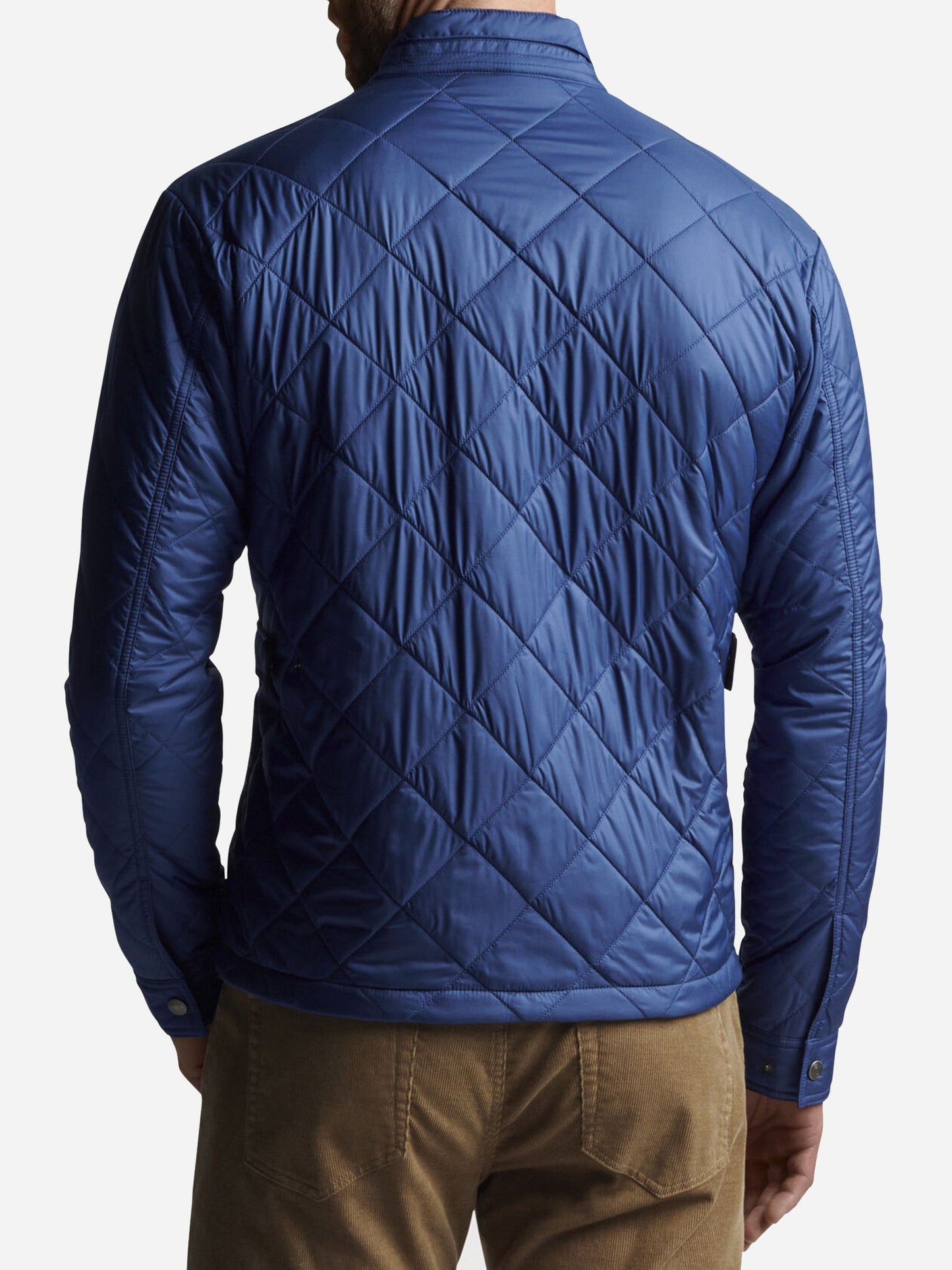  Peter Millar Crown Men's Norfolk Quilted Bomber Jacket