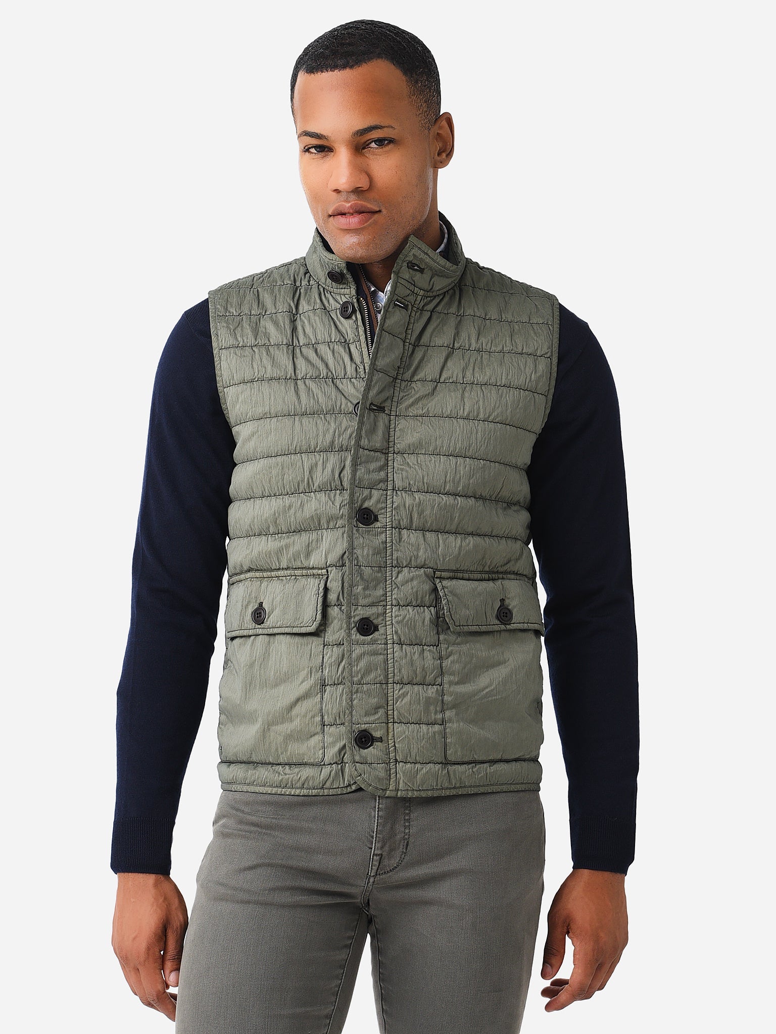  Peter Millar Crown Men's Greenwich Garment Dyed Vest