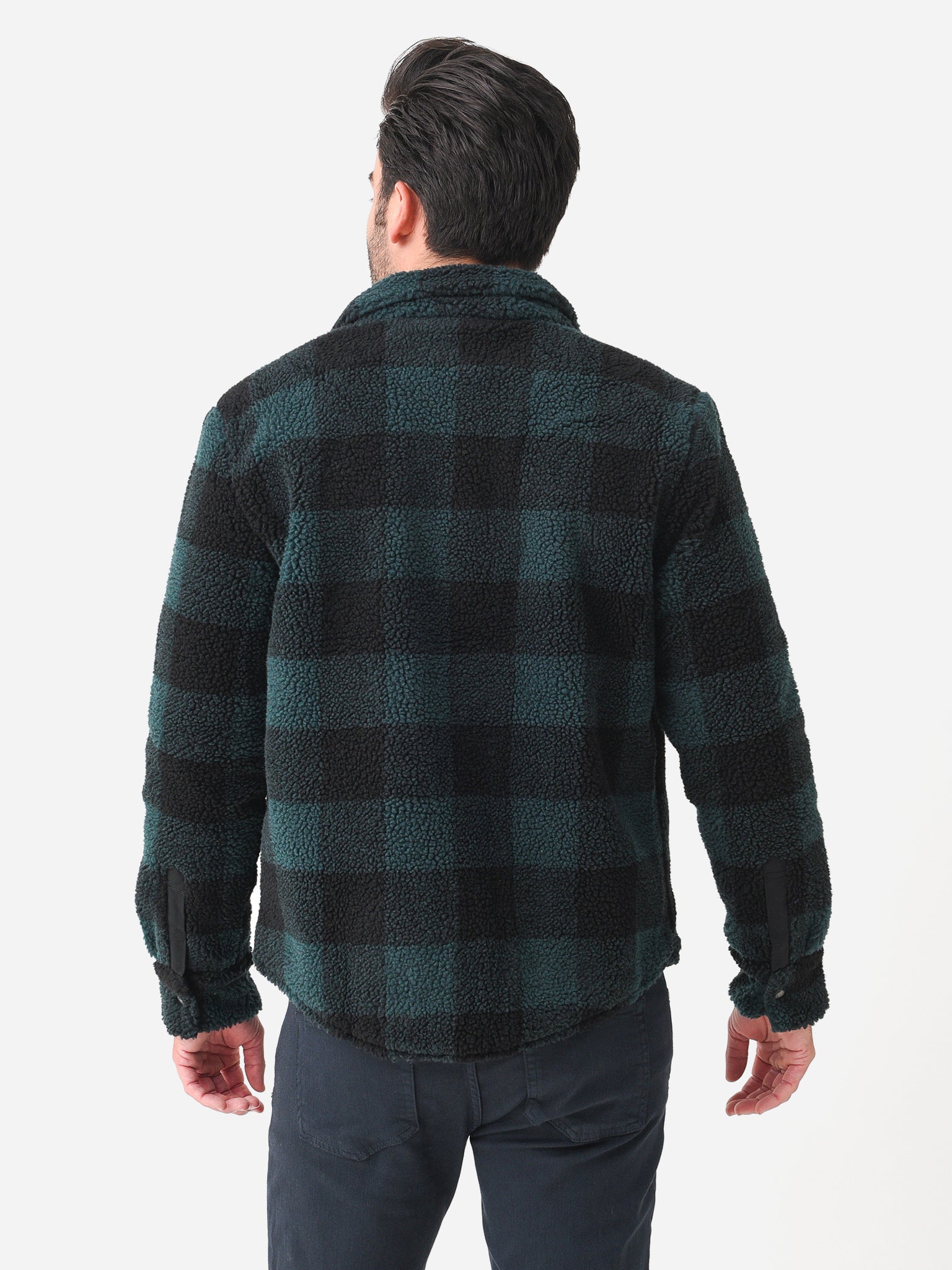  Peter Millar Crown Men's High Pile Sherpa Shirt Jacket