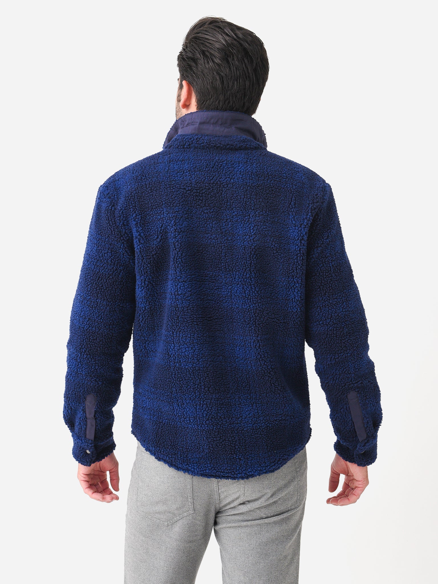  Peter Millar Crown Men's High Pile Sherpa Shirt Jacket
