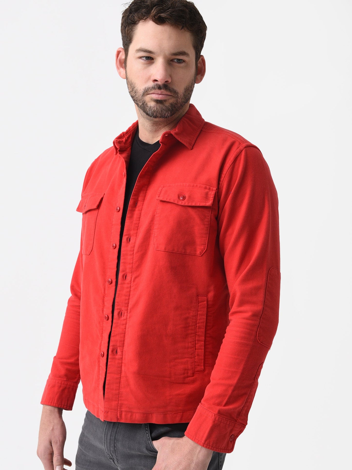  Peter Millar Crown Men's Après-Ski Garment Dyed Moleskin Shirt Jacket