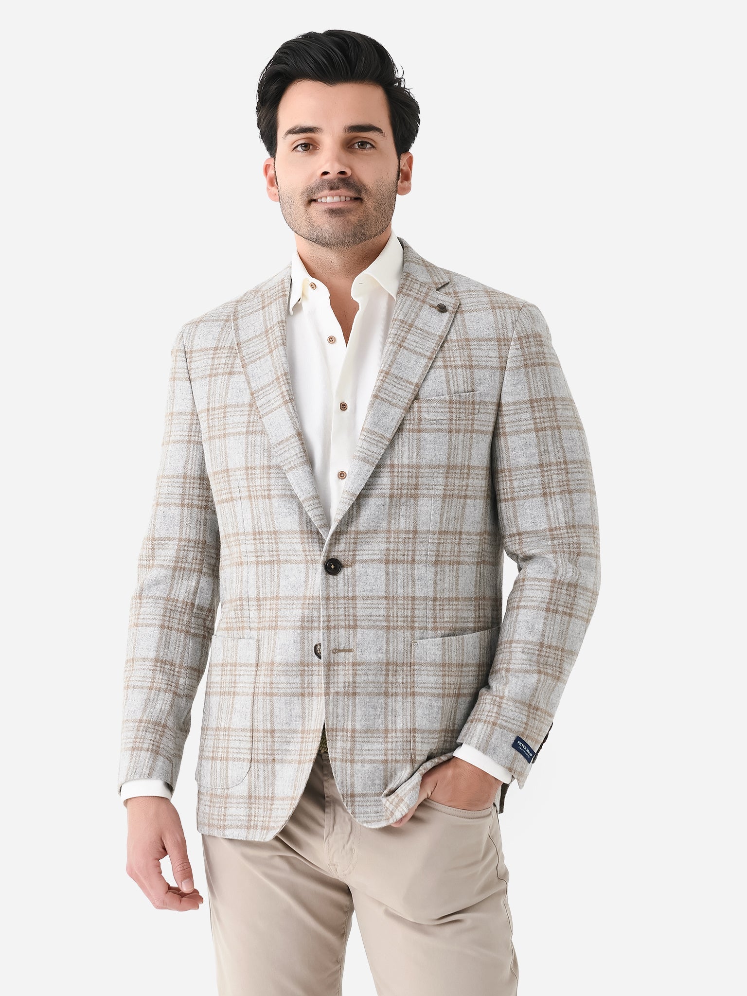  Peter Millar Crown Crafted Men's Kelling Plaid Soft Jacket