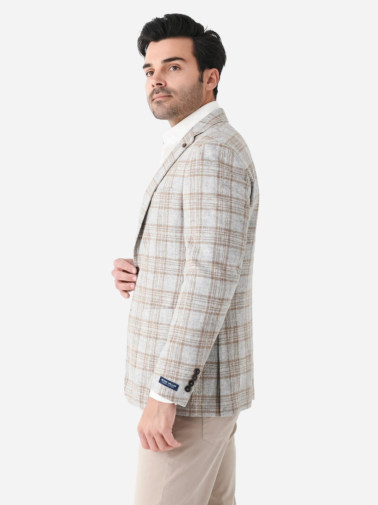  Peter Millar Crown Crafted Men's Kelling Plaid Soft Jacket