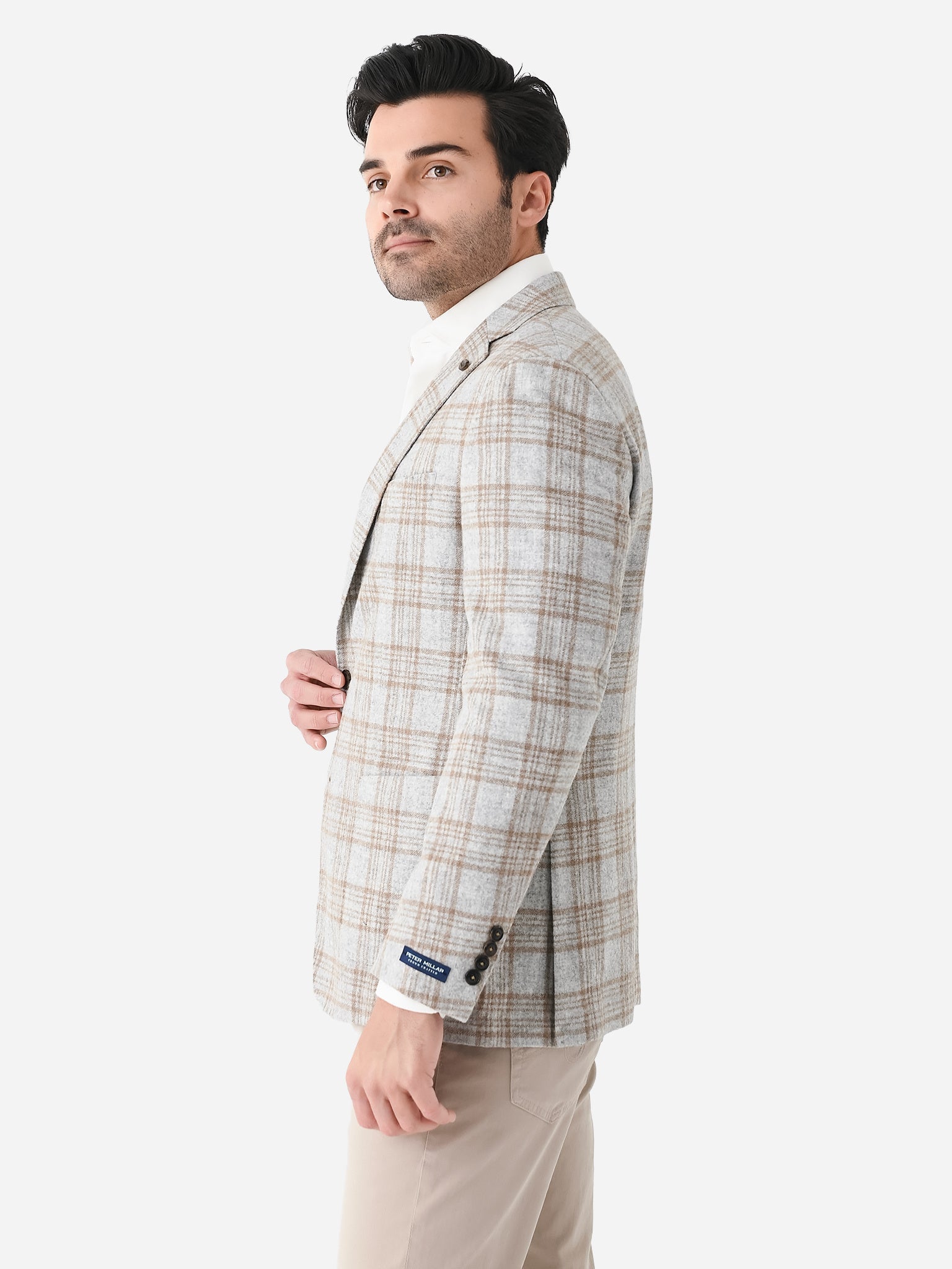  Peter Millar Crown Crafted Men's Kelling Plaid Soft Jacket