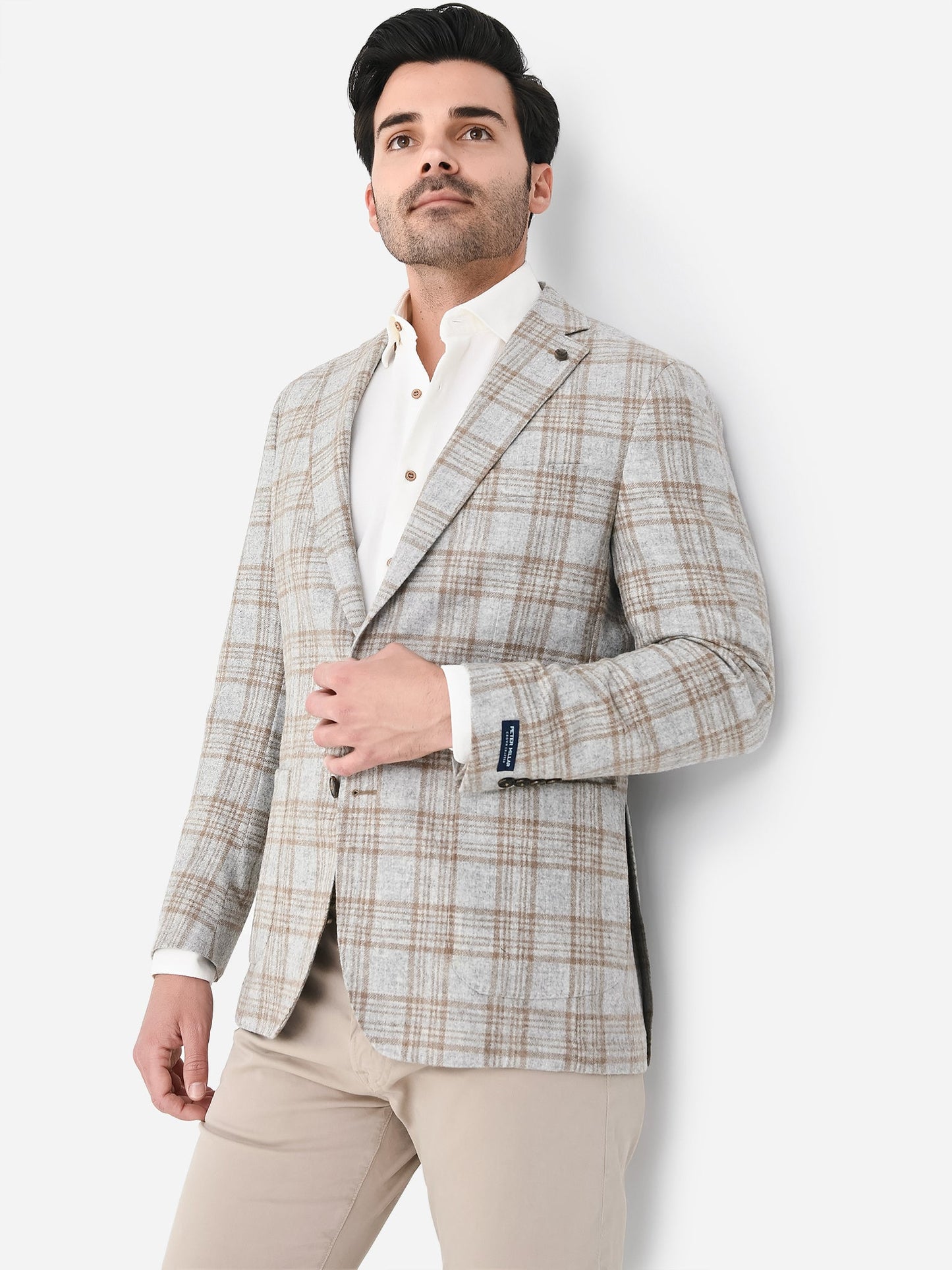  Peter Millar Crown Crafted Men's Kelling Plaid Soft Jacket