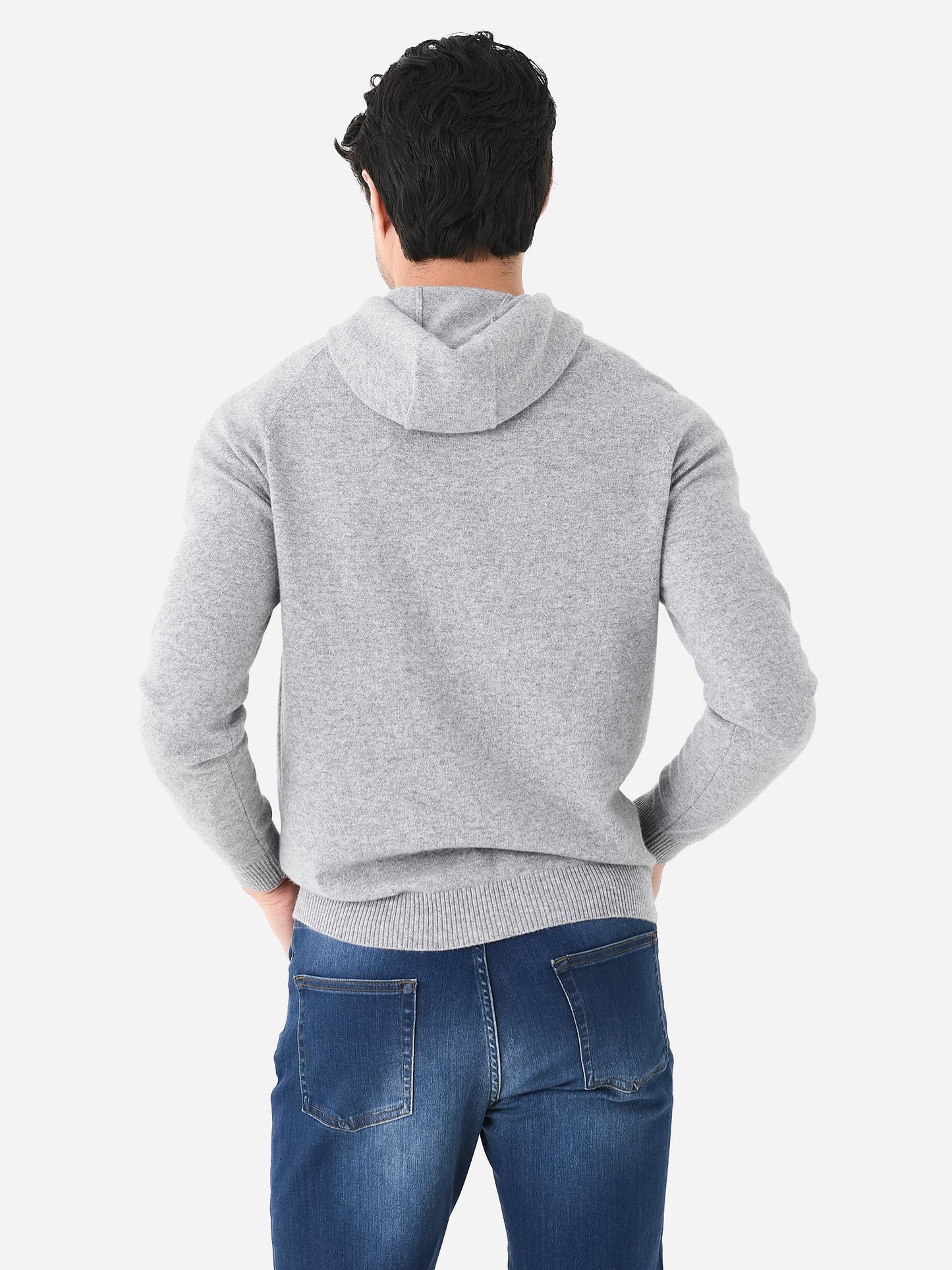  Peter Millar Crown Crafted Men's Artisan Crafted Cashmere Popover Hoodie