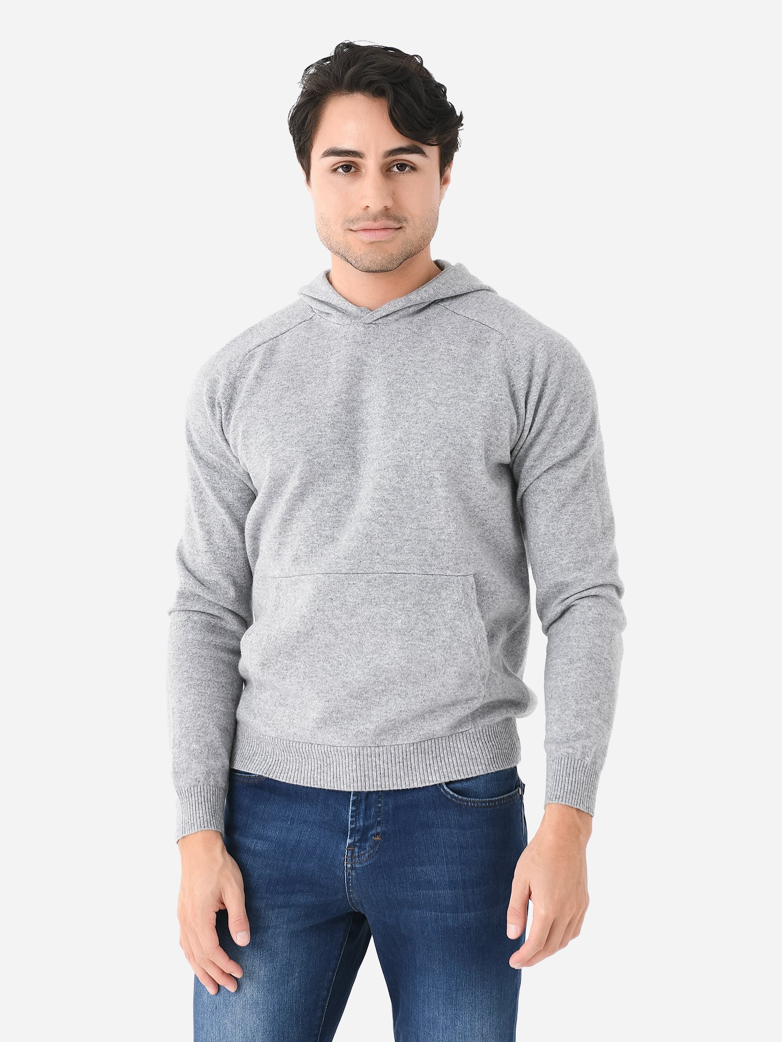 Peter Millar Crown Crafted Men's Artisan Crafted Cashmere Popover Hoodie