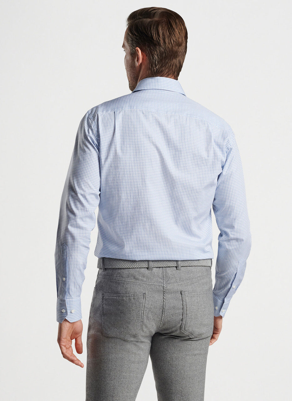 Peter Millar Francis Cotton Sport Shirt: Vintage Indigo