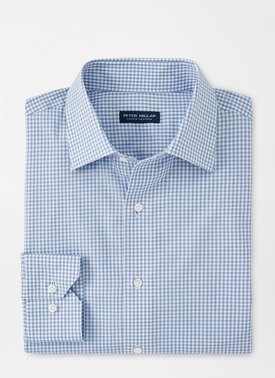  Peter Millar Francis Cotton Sport Shirt: Vintage Indigo