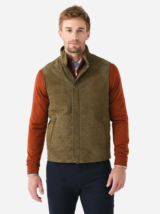 Peter Millar Crown Crafted Men's Vantage Suede Vest