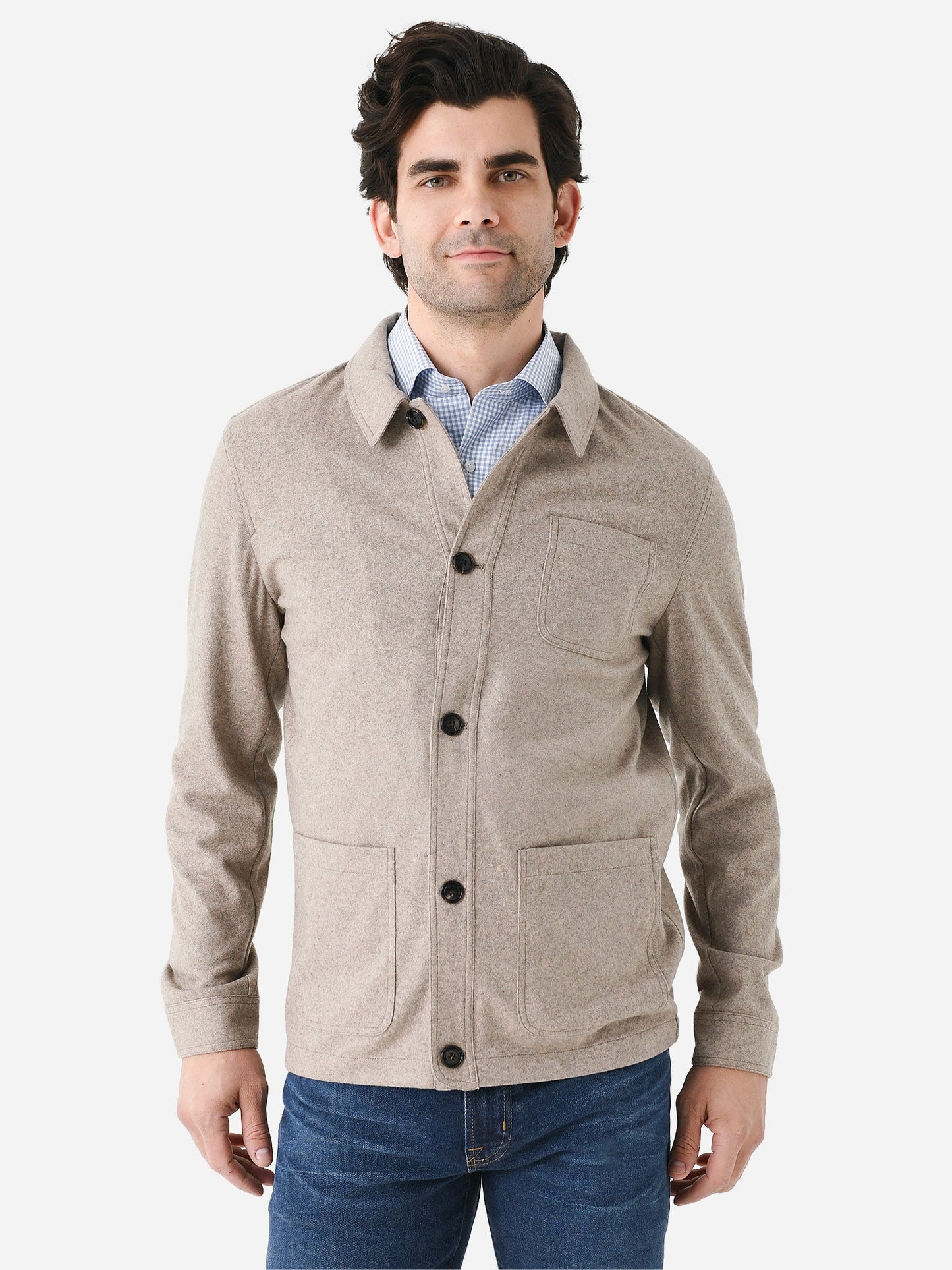  Peter Millar Crown Crafted Men's Artisan Crafted Cashmere Chore Coat