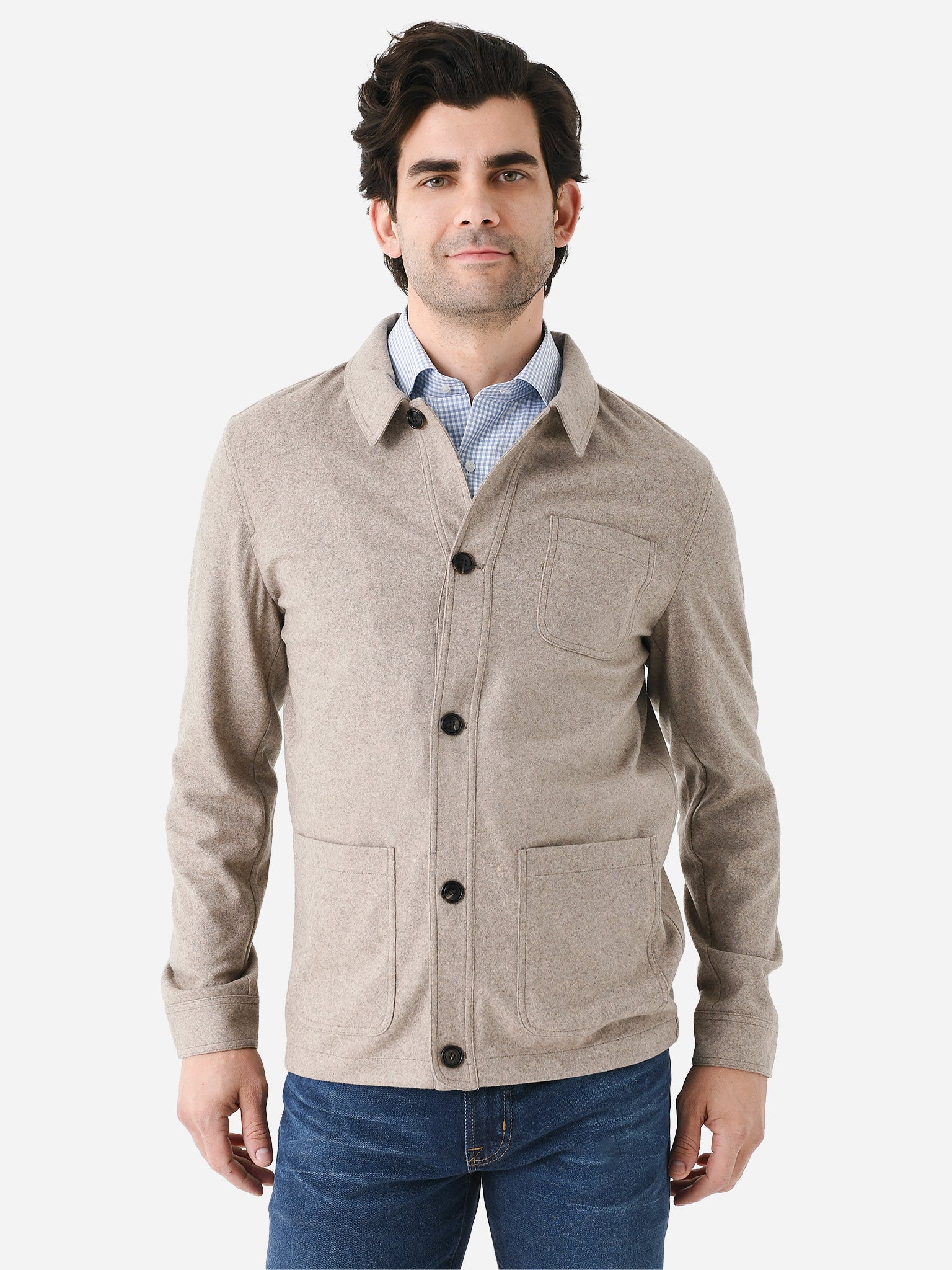  Peter Millar Crown Crafted Men's Artisan Crafted Cashmere Chore Coat