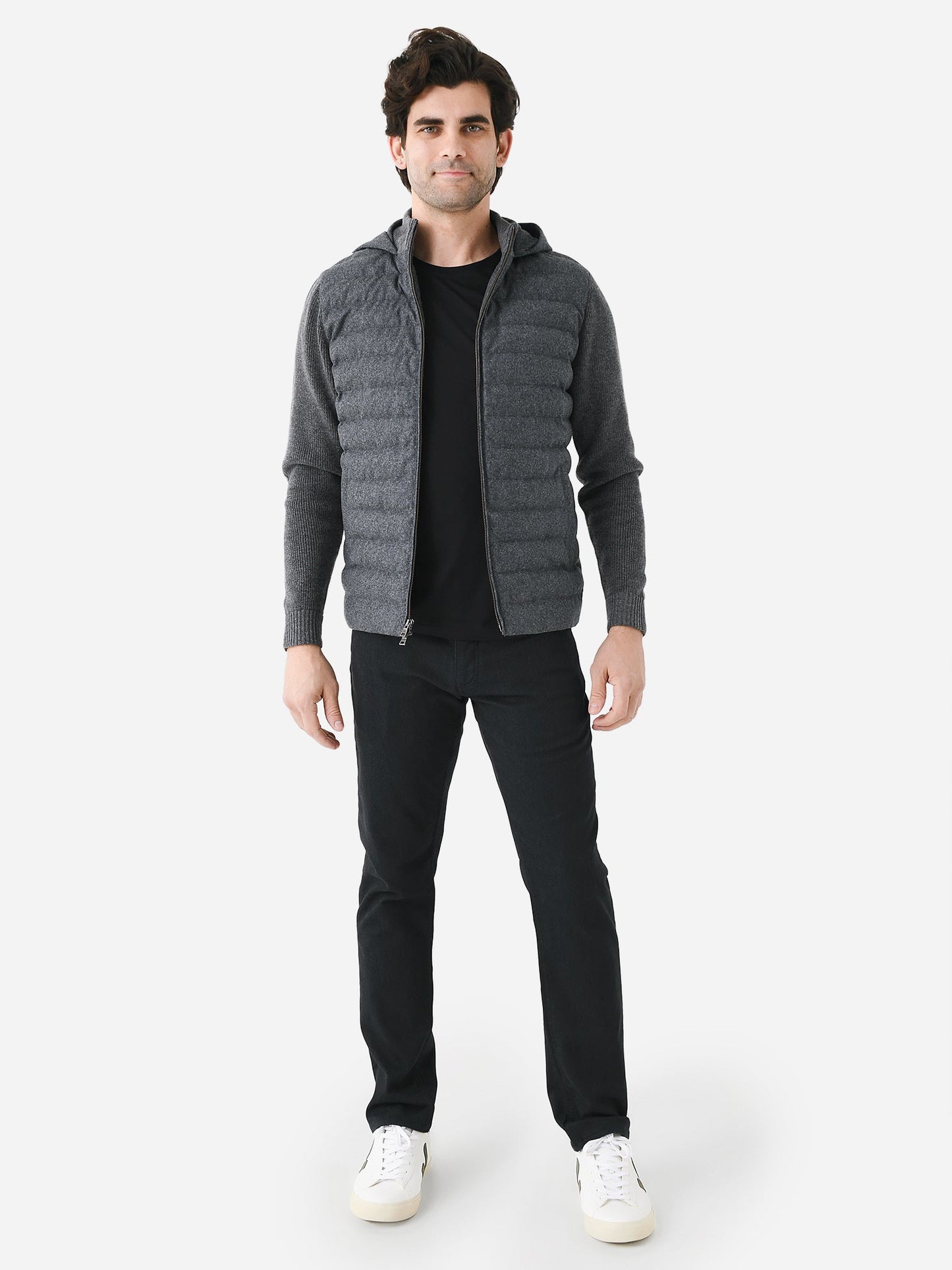  Peter Millar Crown Crafted Men's Alpine Hooded Cardigan