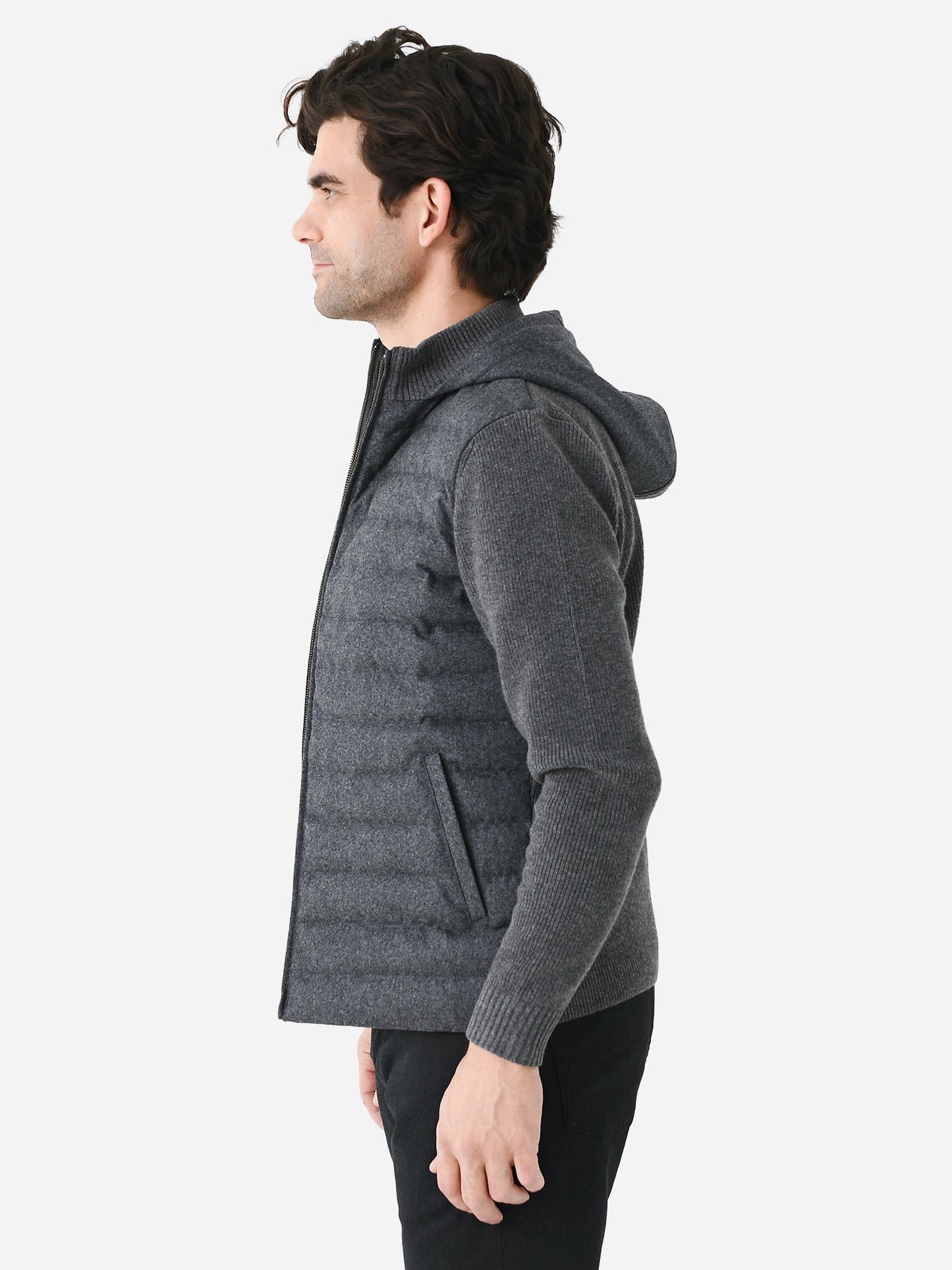  Peter Millar Crown Crafted Men's Alpine Hooded Cardigan
