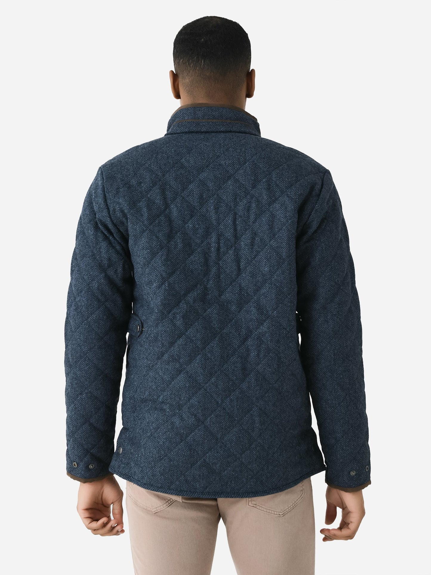  Peter Millar Crown Men's Suffolk Quilted Wool Travel Coat