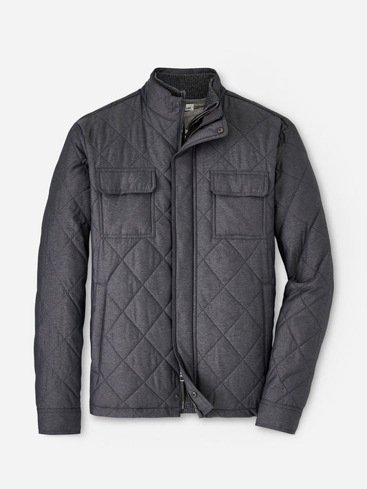 Peter Millar Crown Men's Norfolk Quilted Bomber