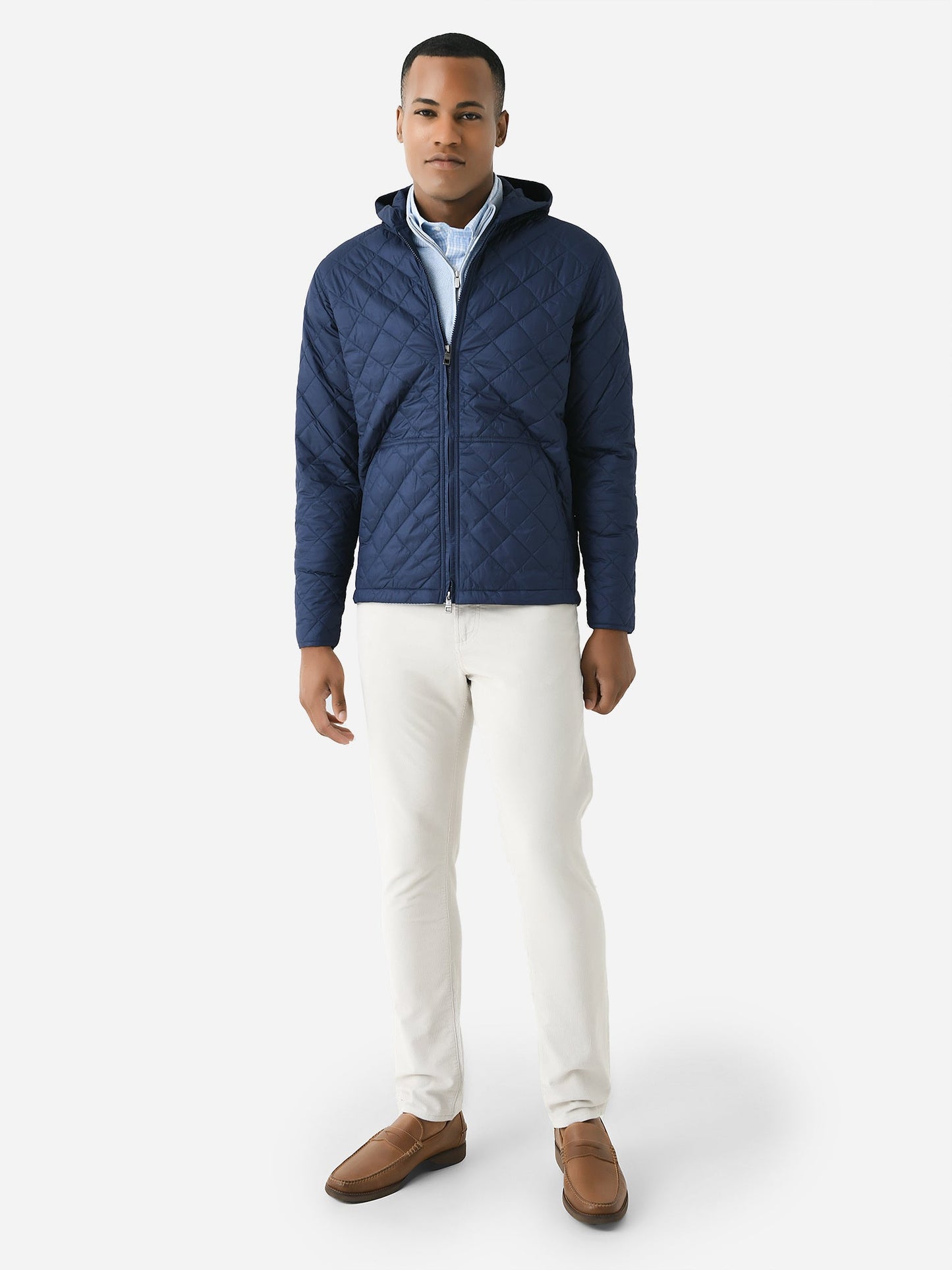  Peter Millar Crown Men's Essex Full-Zip Hoodie