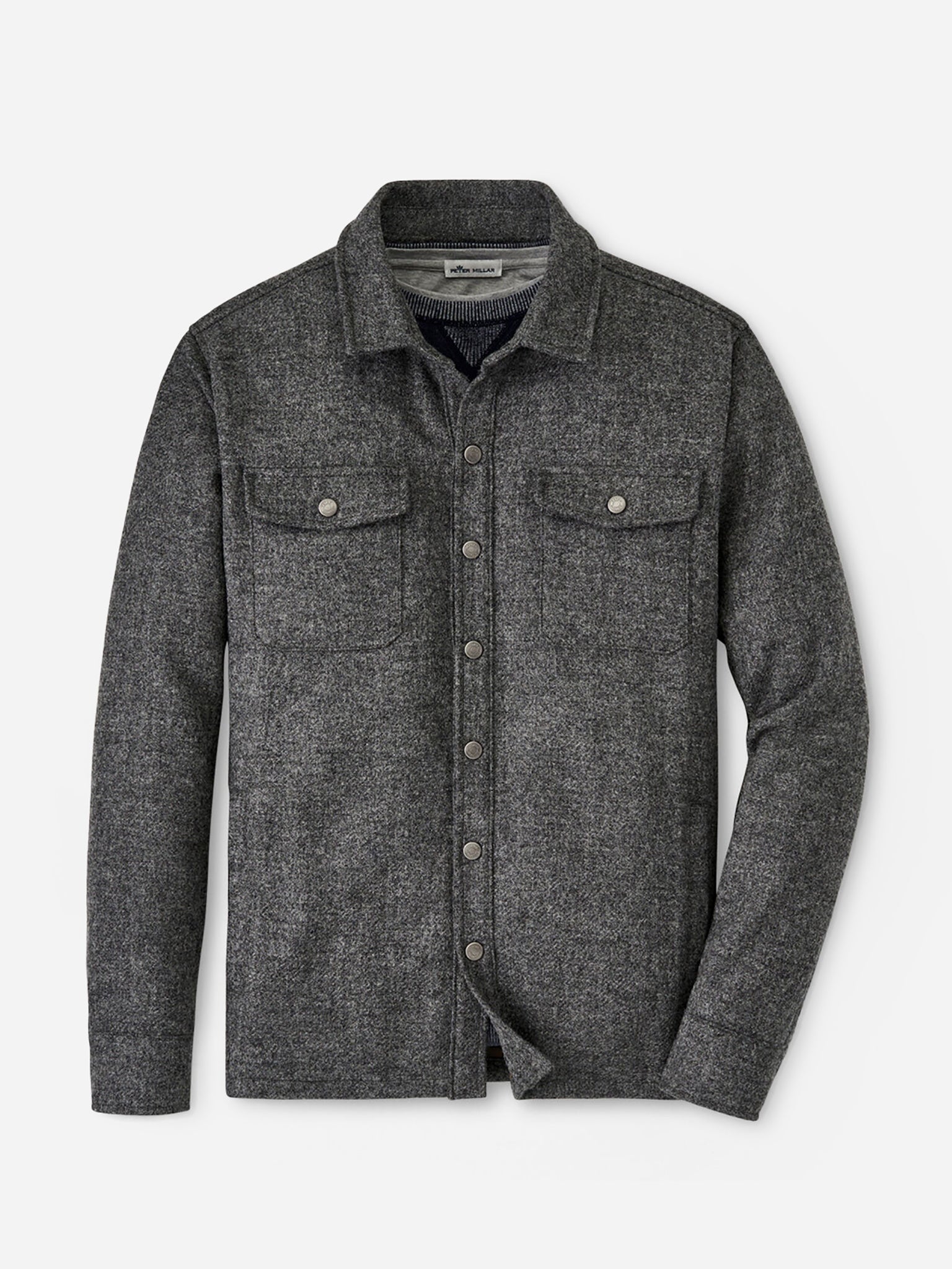  Peter Millar Crown Men's Yorkshire Wool Shirt Jacket
