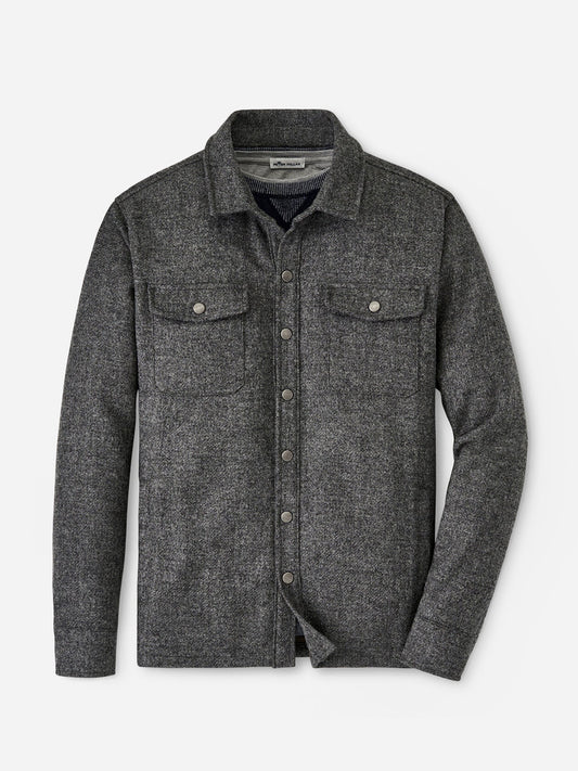  Peter Millar Crown Men's Yorkshire Wool Shirt Jacket