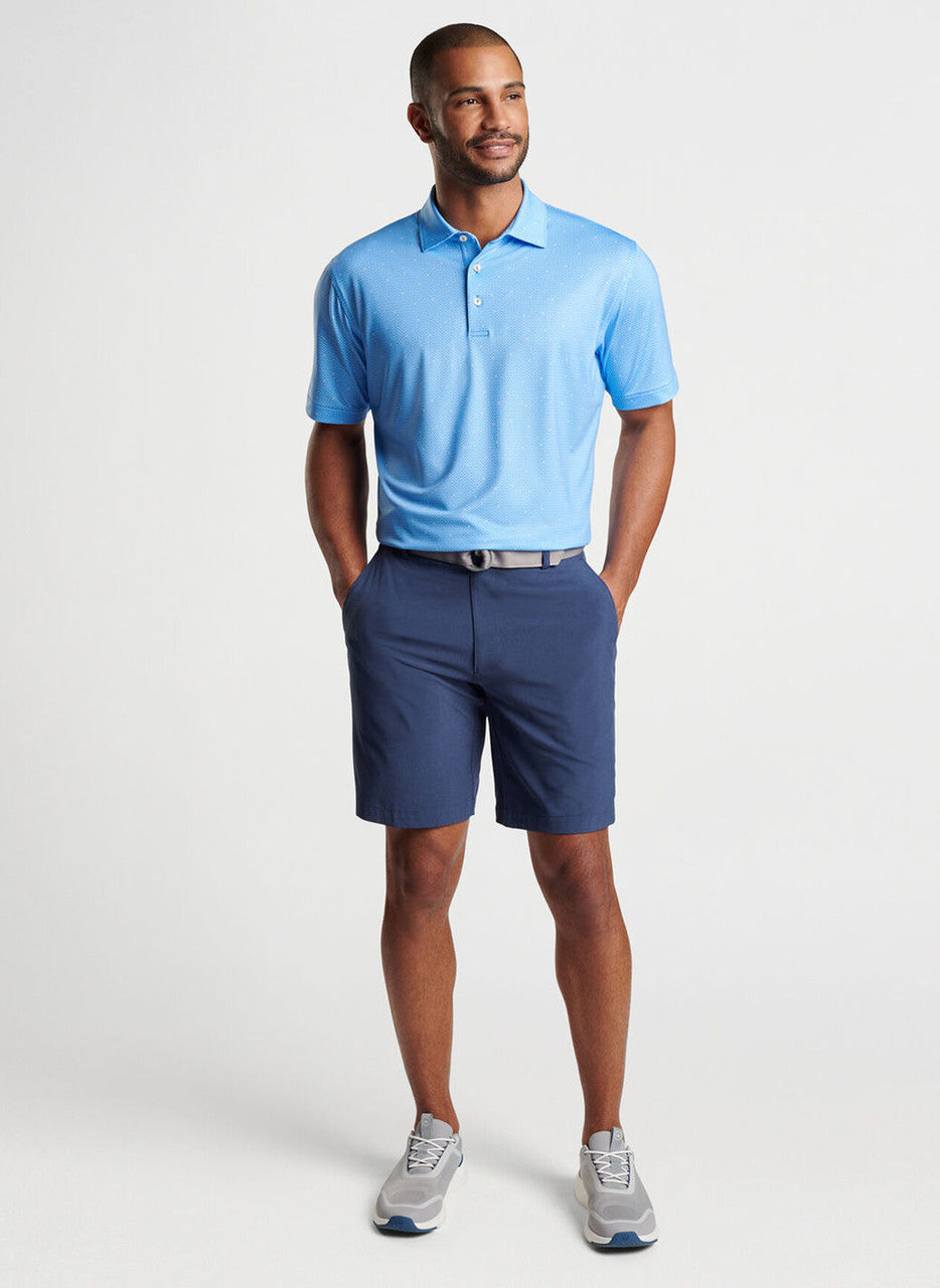  Peter Millar North Star Performance Jersey Polo: Liberty Blue