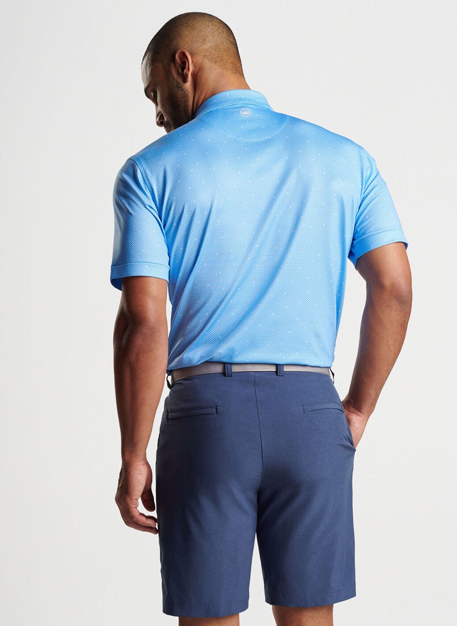  Peter Millar North Star Performance Jersey Polo: Liberty Blue