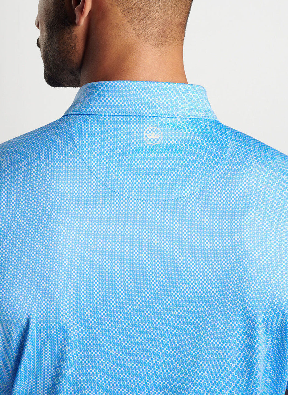  Peter Millar North Star Performance Jersey Polo: Liberty Blue