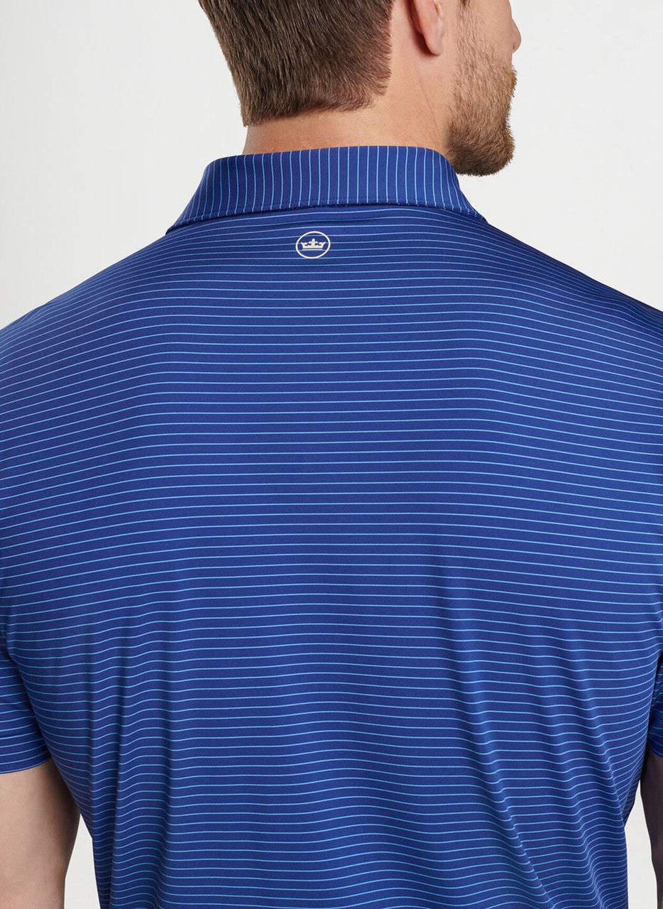  Peter Millar Hemlock Performance Jersey Polo: Sport Navy