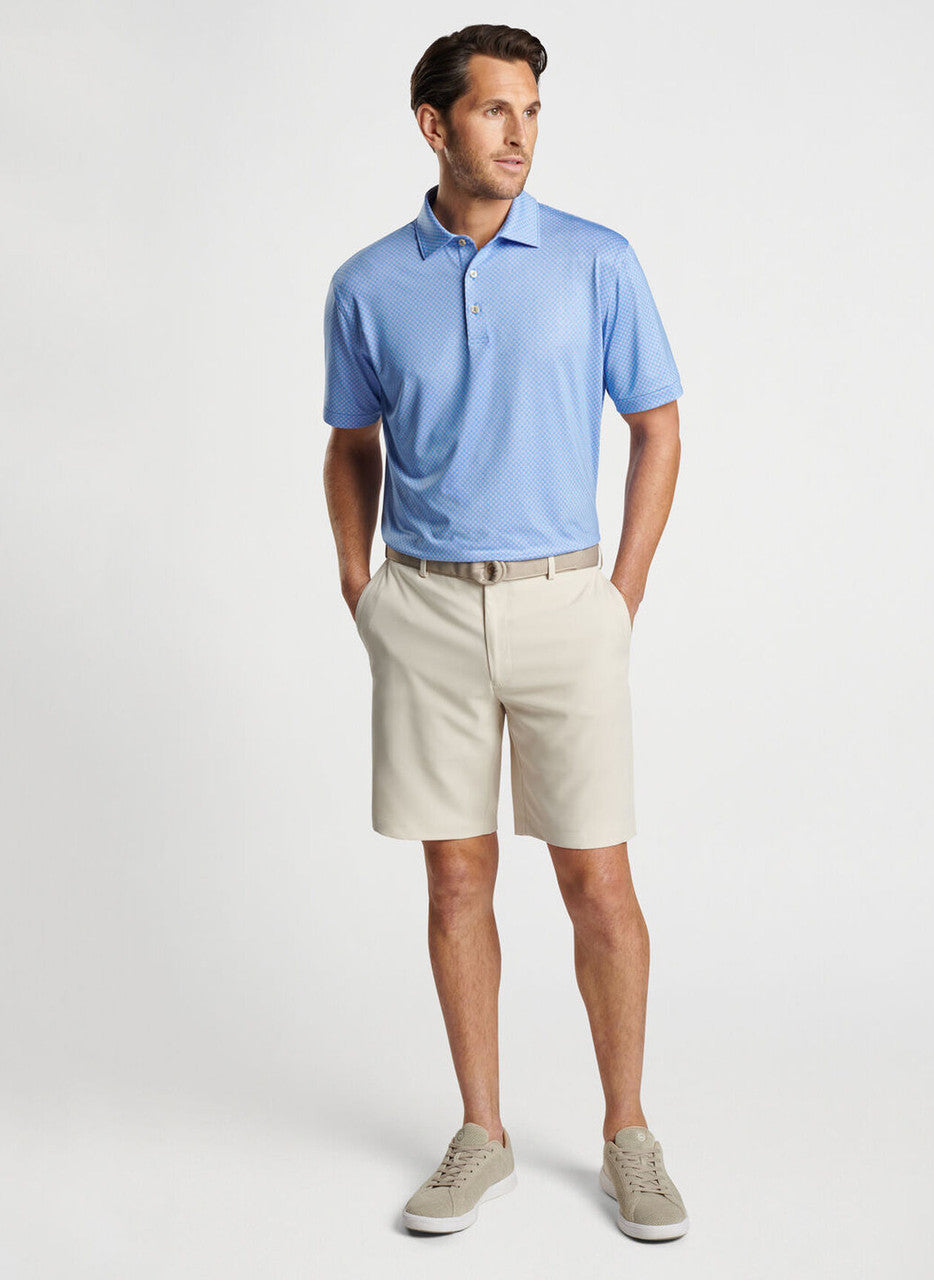  Peter Millar North Flight Performance Jersey Polo: Liberty Blue