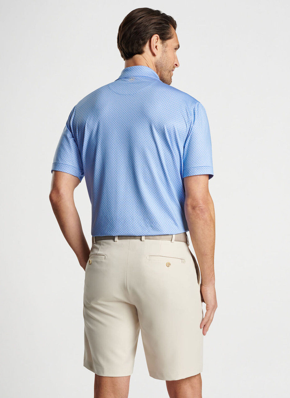  Peter Millar North Flight Performance Jersey Polo: Liberty Blue