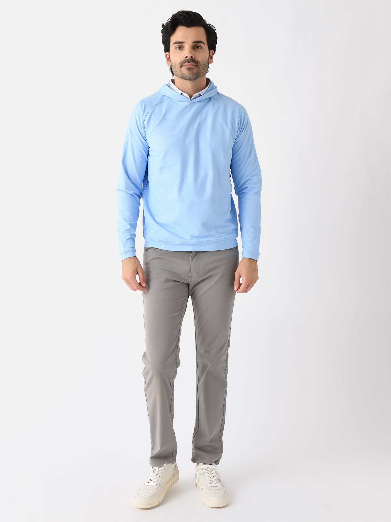  Peter Millar Crown Sport Men's Pine Camo Performance Hoodie