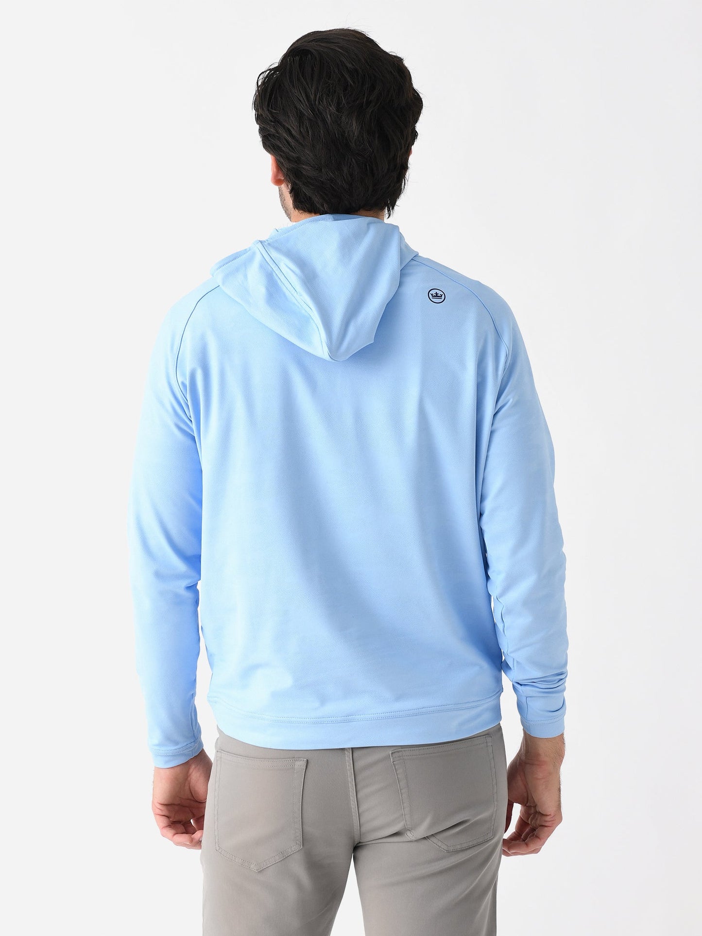  Peter Millar Crown Sport Men's Pine Camo Performance Hoodie