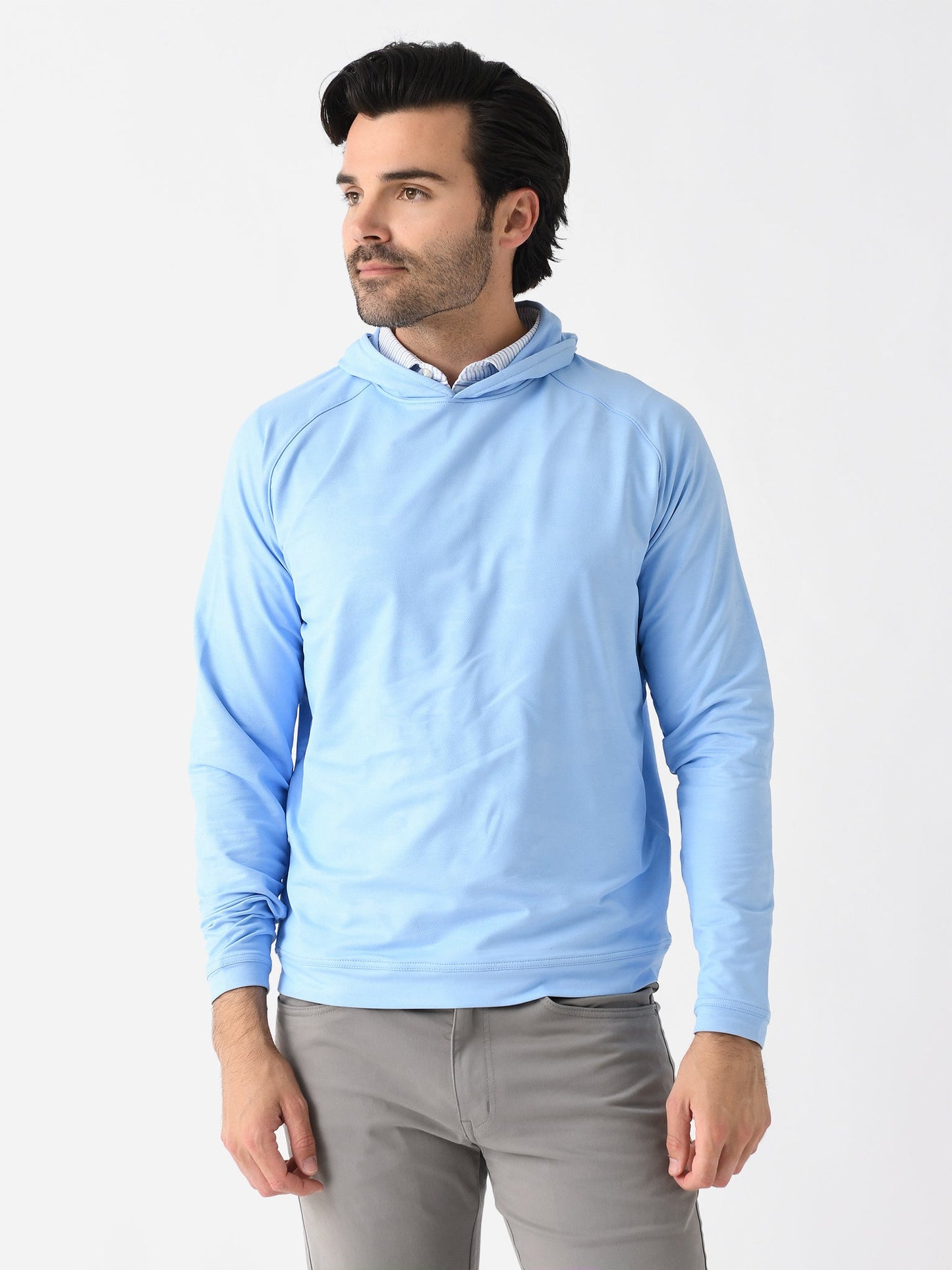  Peter Millar Crown Sport Men's Pine Camo Performance Hoodie