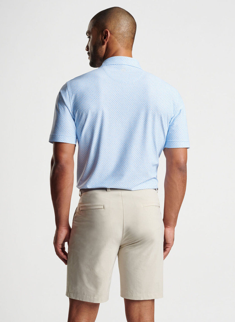  Peter Millar Grill And Chill Performance Mesh Polo: White