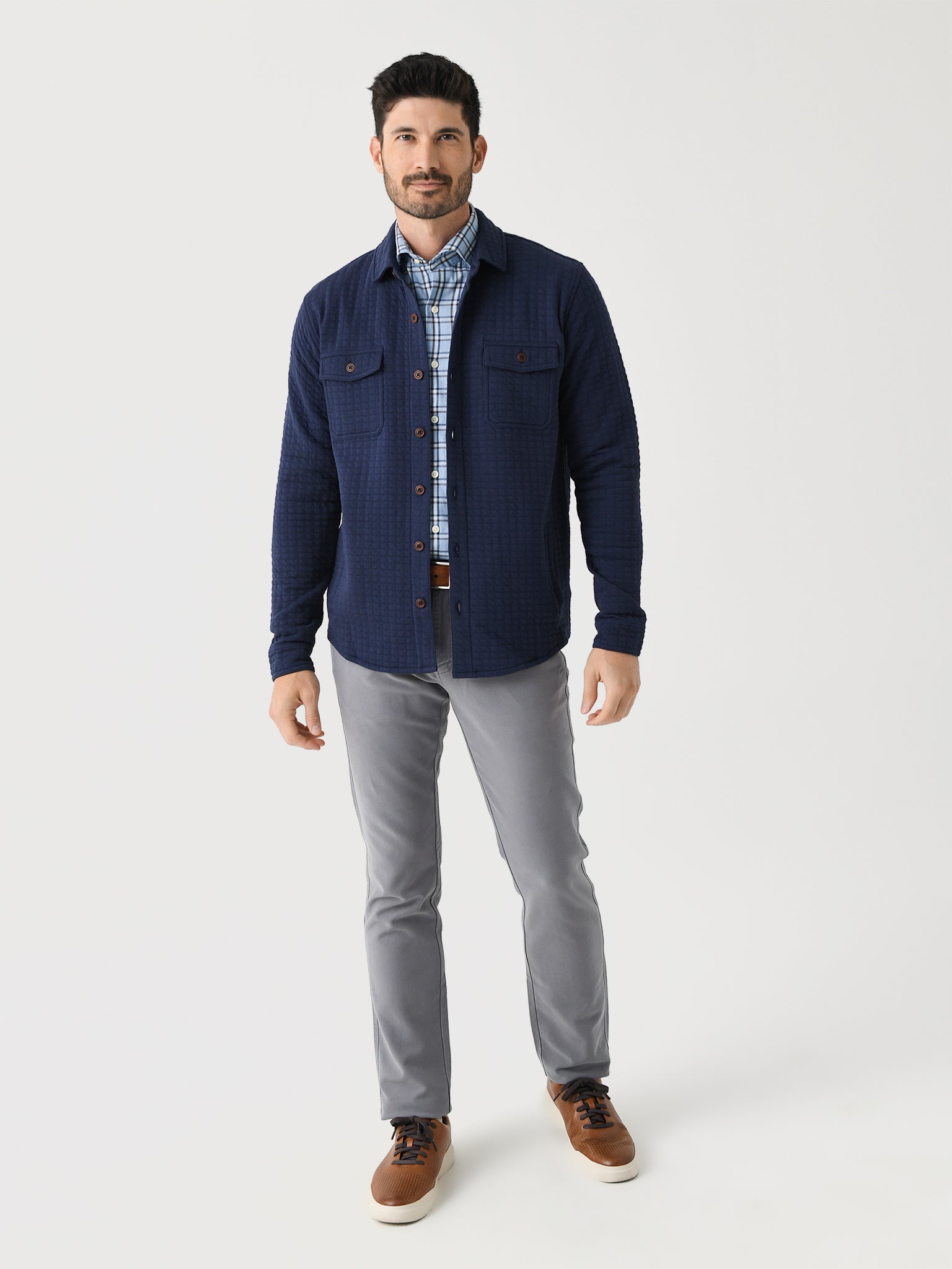  Peter Millar Crown Men's Quad Quilted Knit Jacket
