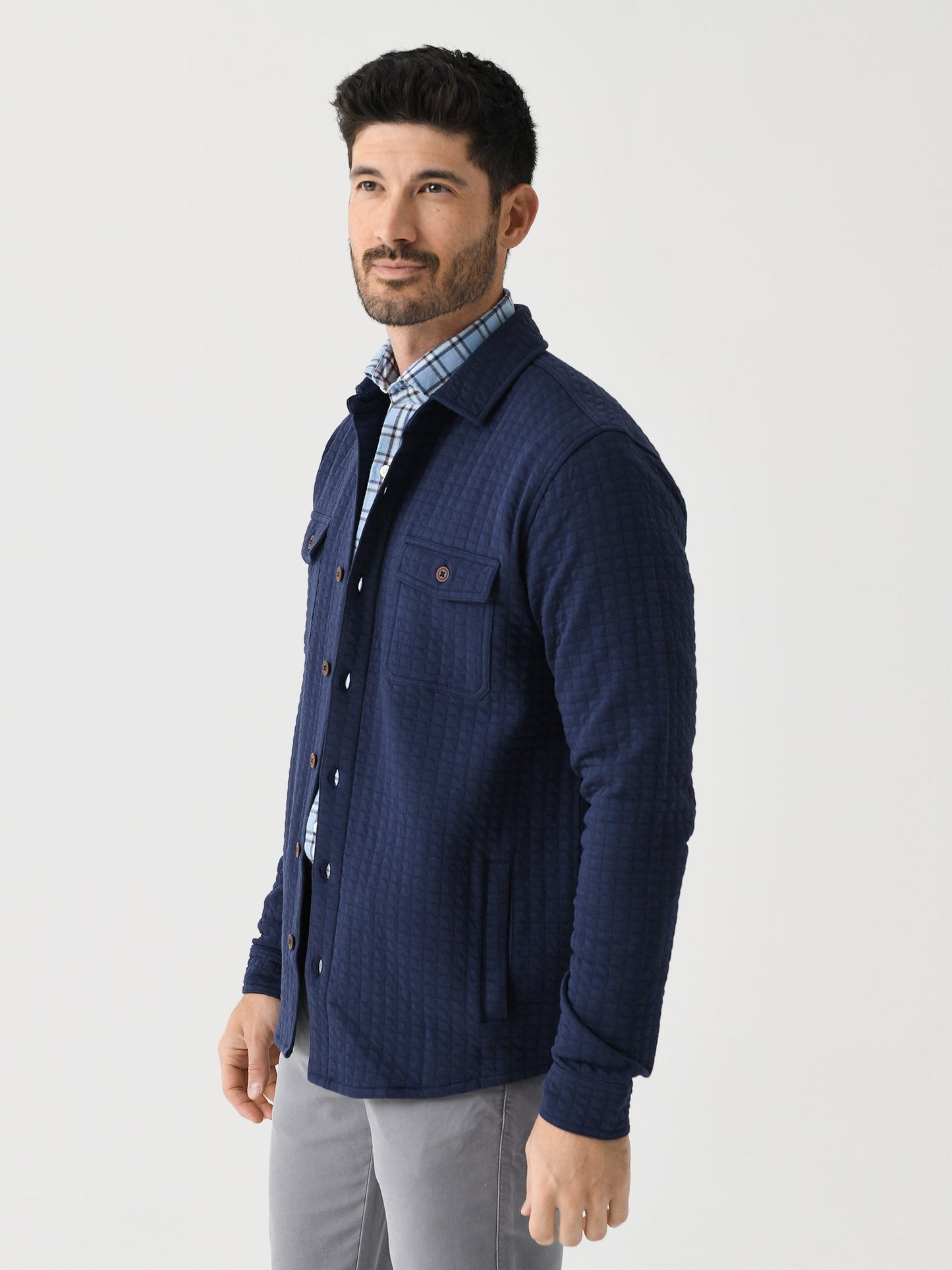  Peter Millar Crown Men's Quad Quilted Knit Jacket