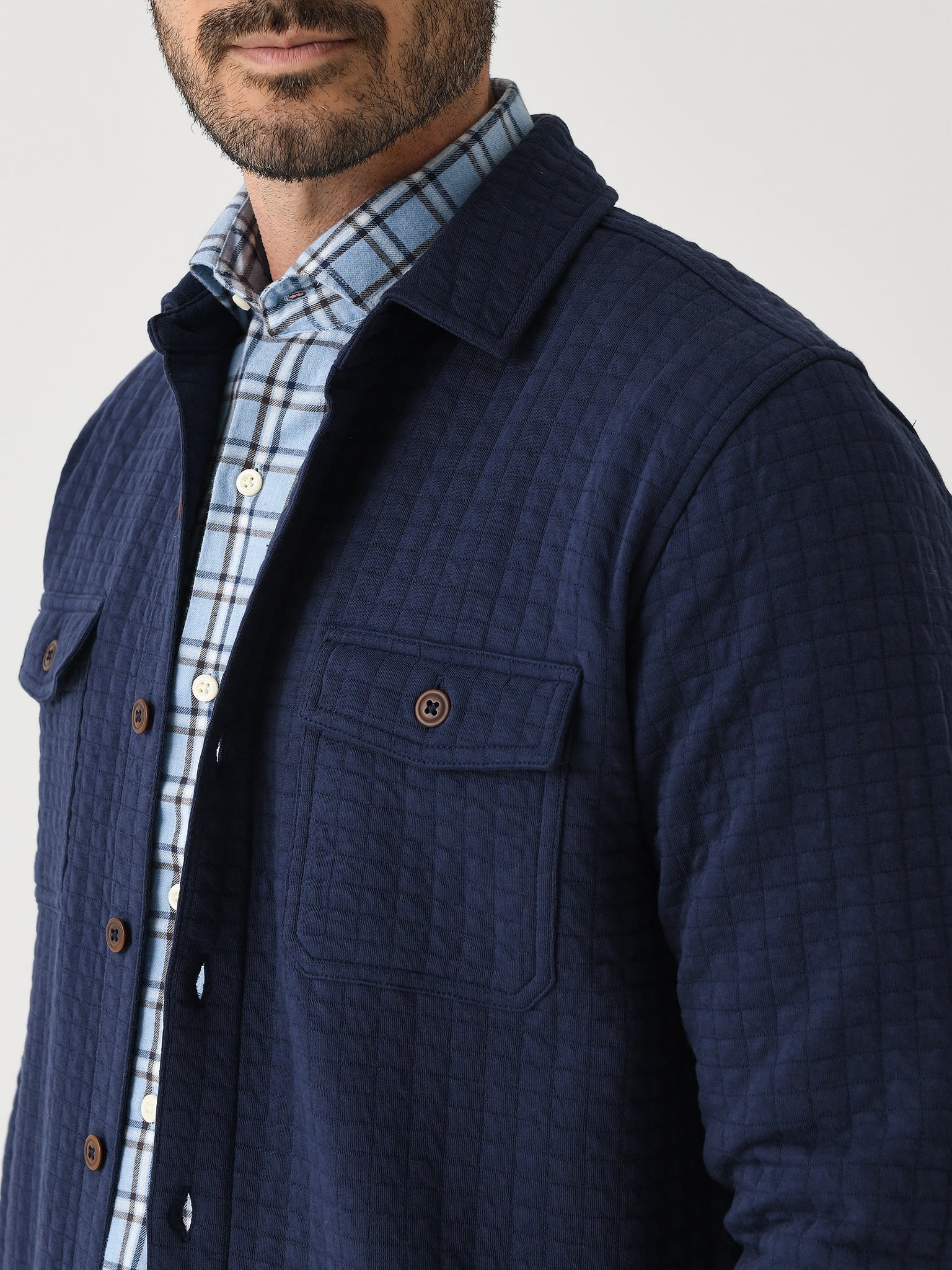  Peter Millar Crown Men's Quad Quilted Knit Jacket