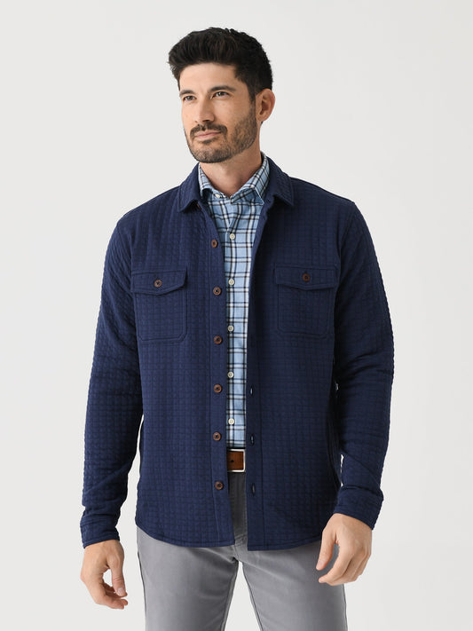  Peter Millar Crown Men's Quad Quilted Knit Jacket