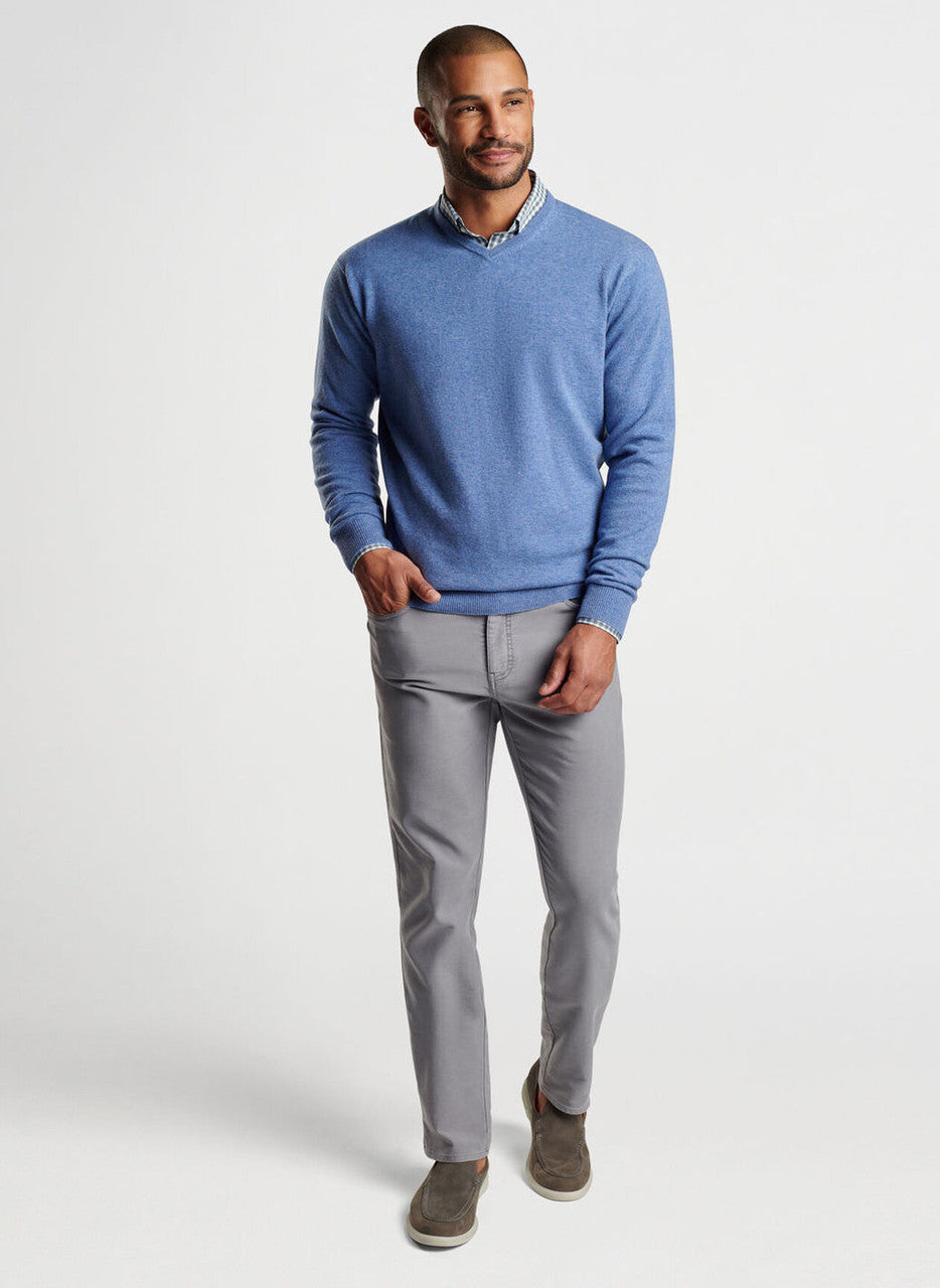  Peter Millar Crown Heritage Cashmere Sweater: Astral Blue