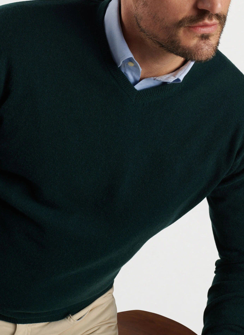  Peter Millar Crown Heritage Cashmere Sweater: Balsam