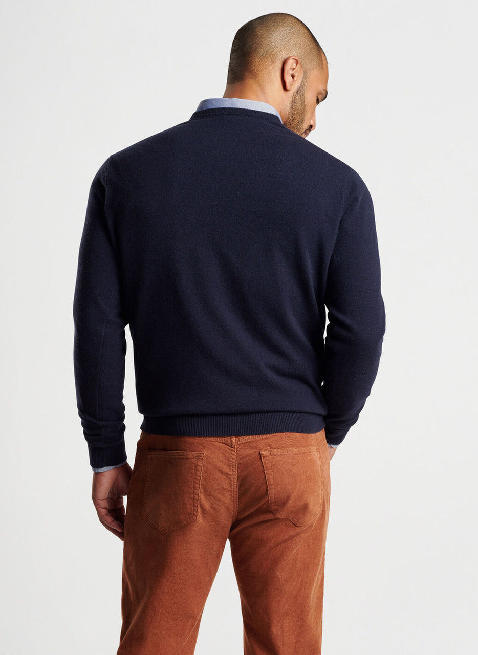  Peter Millar Crown Heritage Cashmere Sweater: Navy