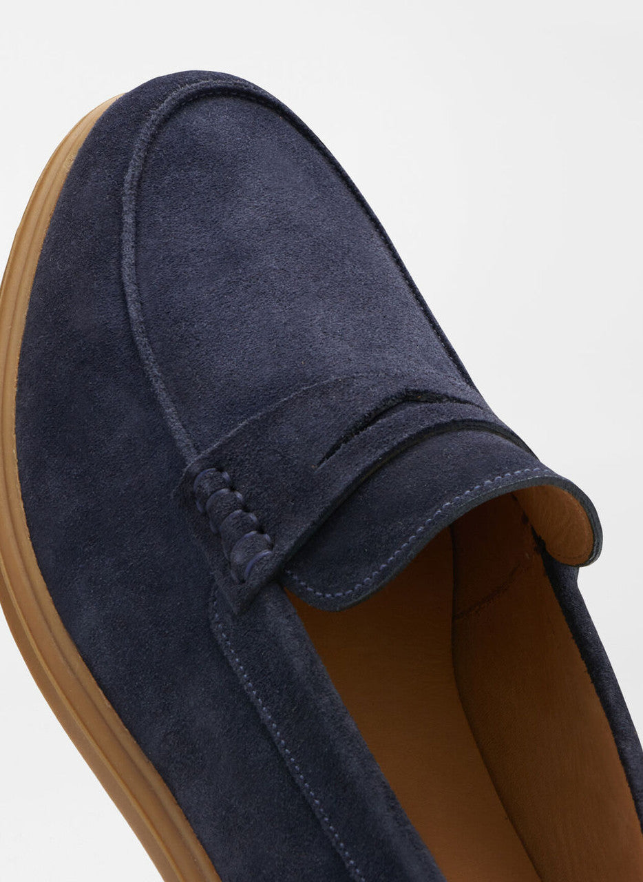  Peter Millar Excursionist Penny Loafer: Dark Navy