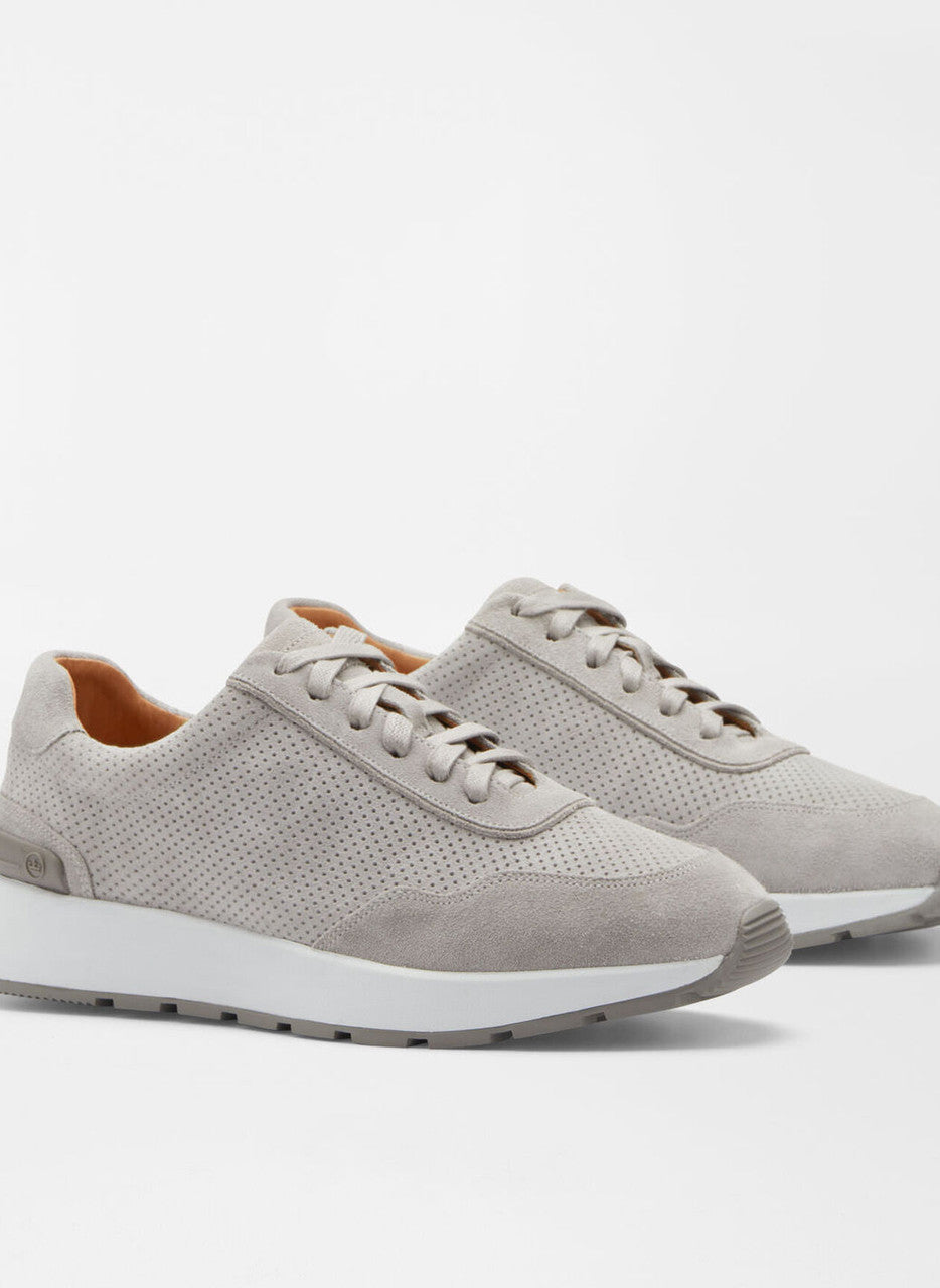  Peter Millar Wayfare Runner: Pearl Grey