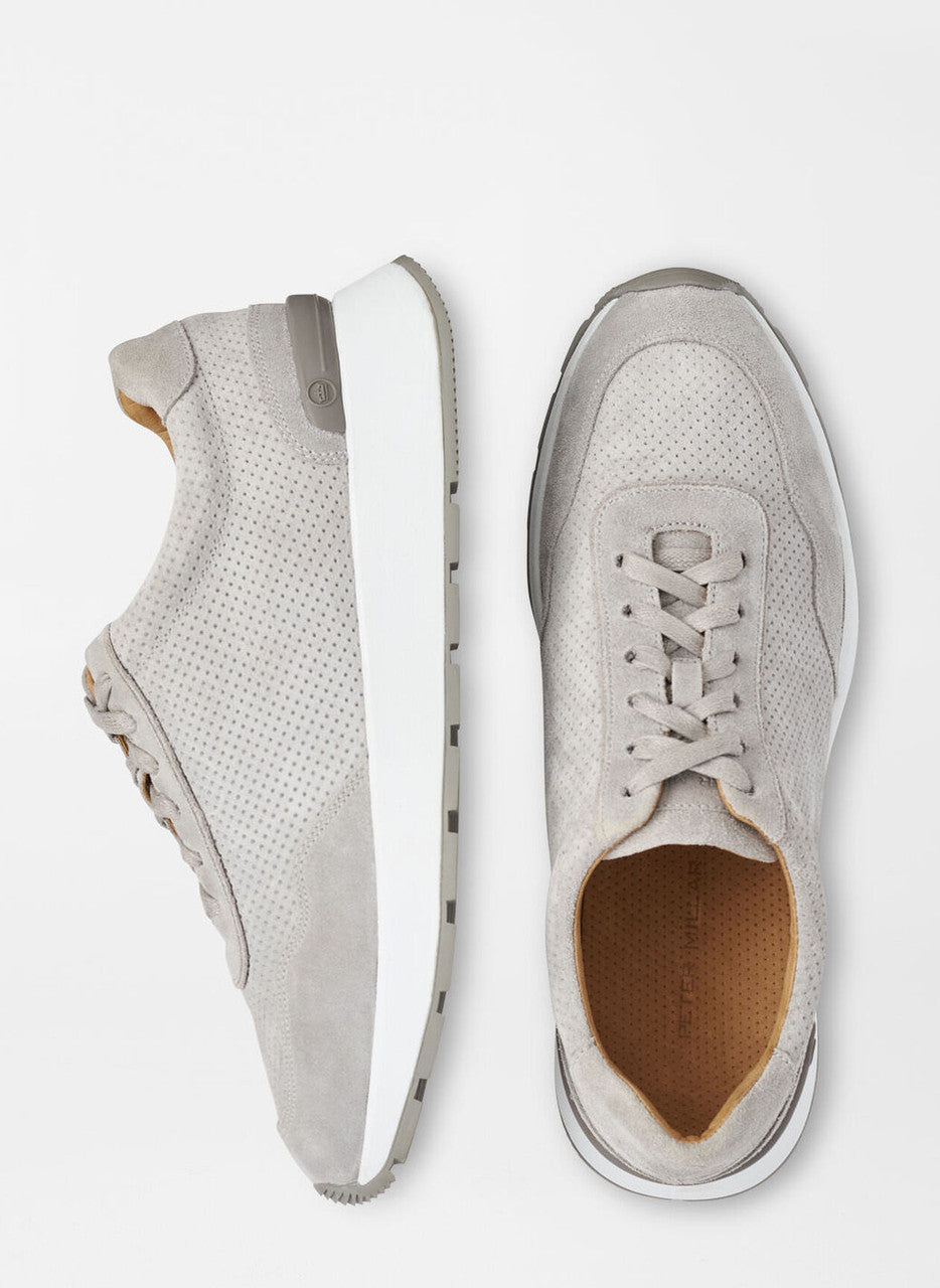  Peter Millar Wayfare Runner: Pearl Grey