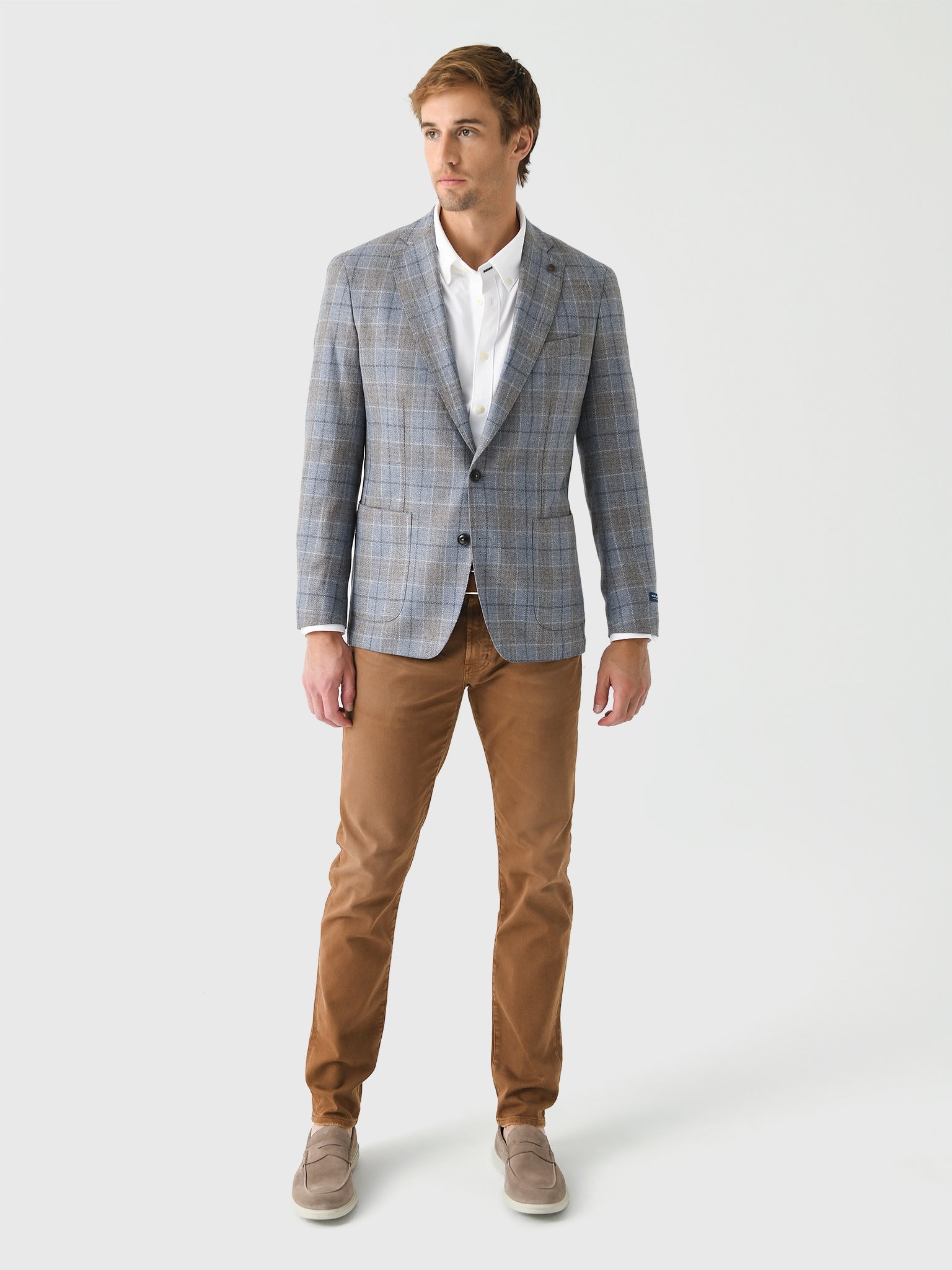  Peter Millar Crown Crafted Men's Callan Plaid Soft Jacket
