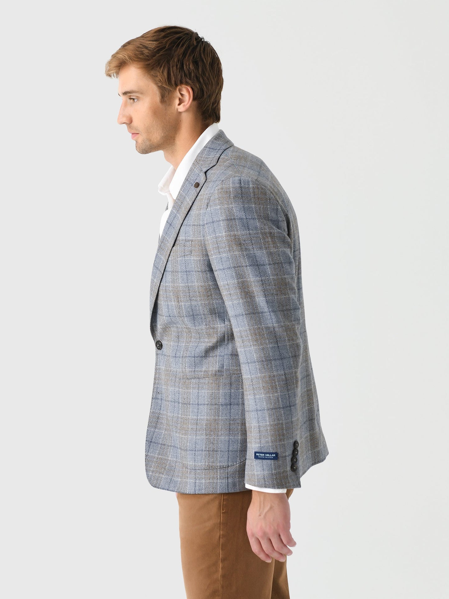  Peter Millar Crown Crafted Men's Callan Plaid Soft Jacket