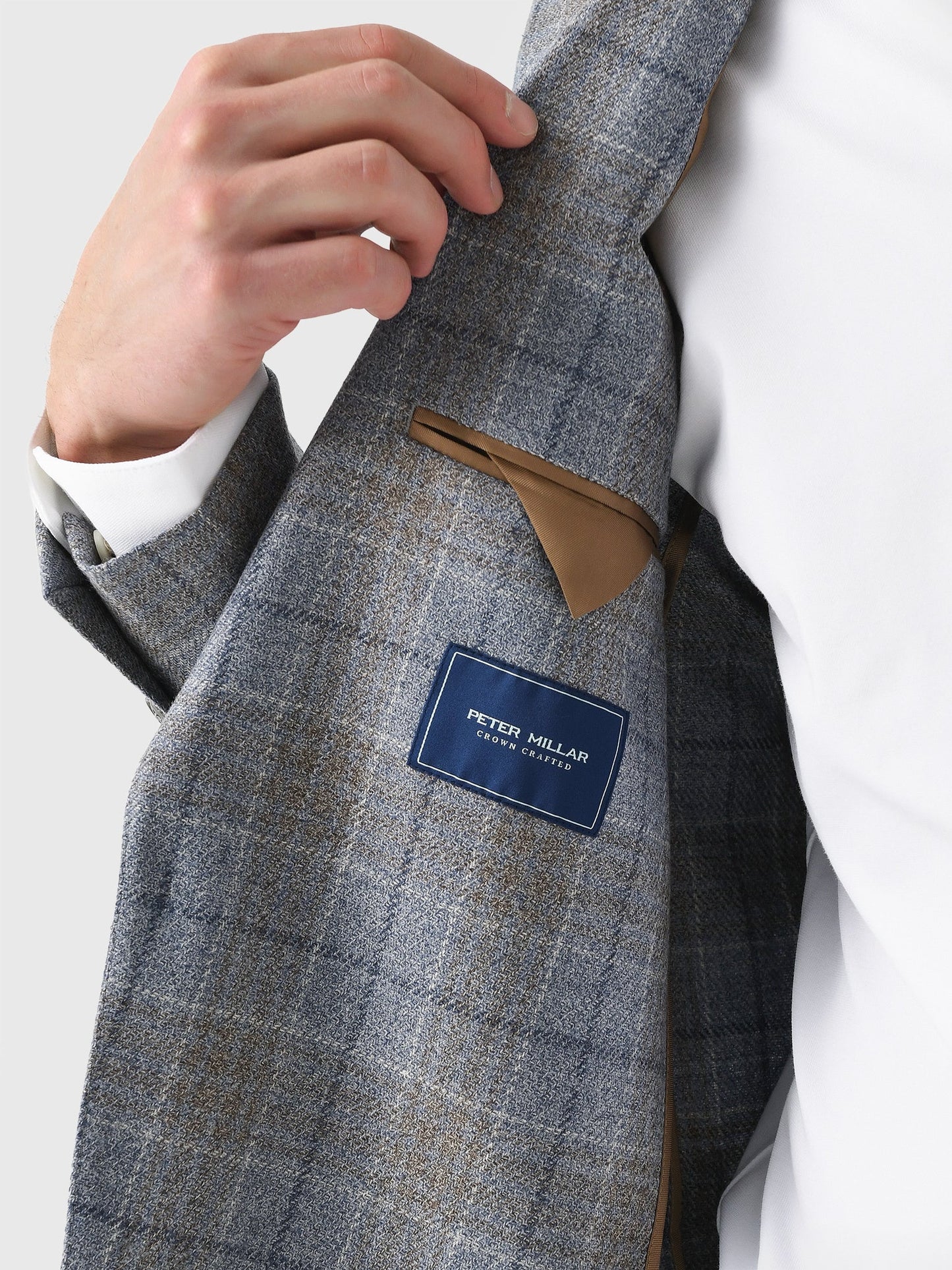  Peter Millar Crown Crafted Men's Callan Plaid Soft Jacket